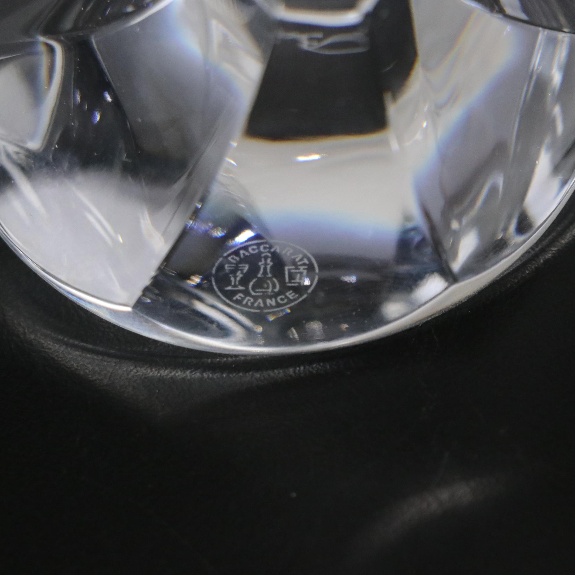 Baccarat "Narcisse" Crystal Red Wine Glasses