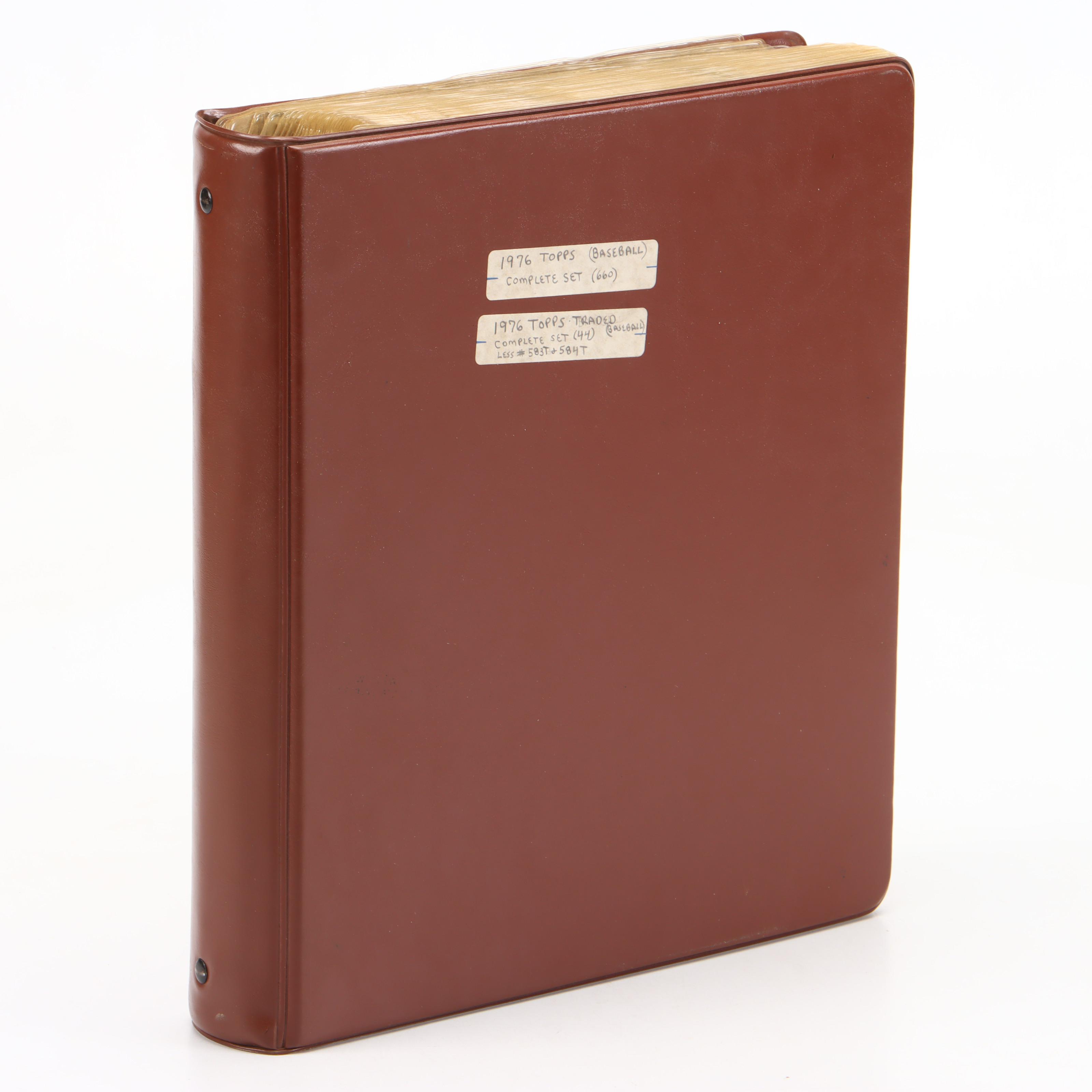 1976 Topps Baseball Card Set Featuring Dennis Eckersley Rookie and More