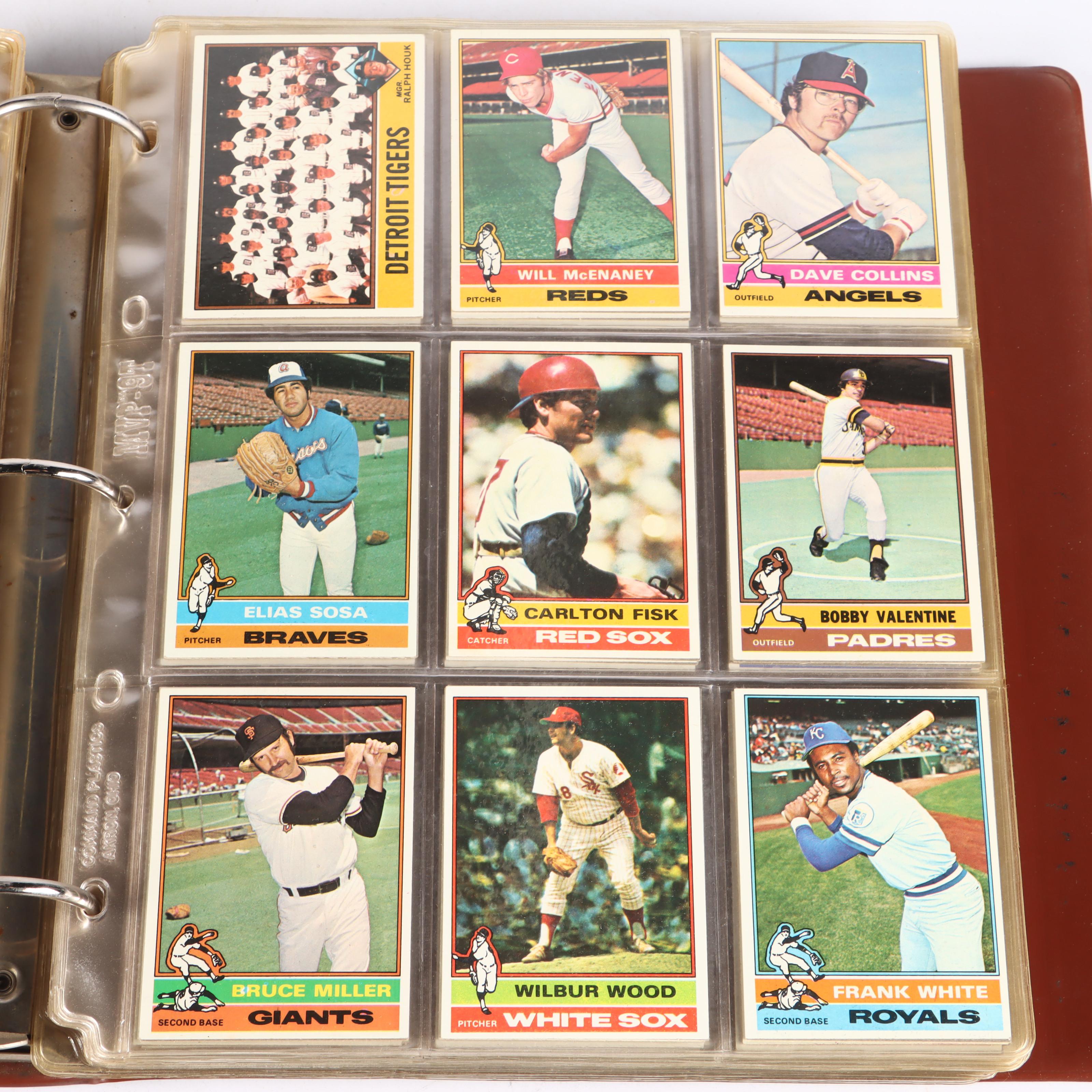 1976 Topps Baseball Card Set Featuring Dennis Eckersley Rookie and More