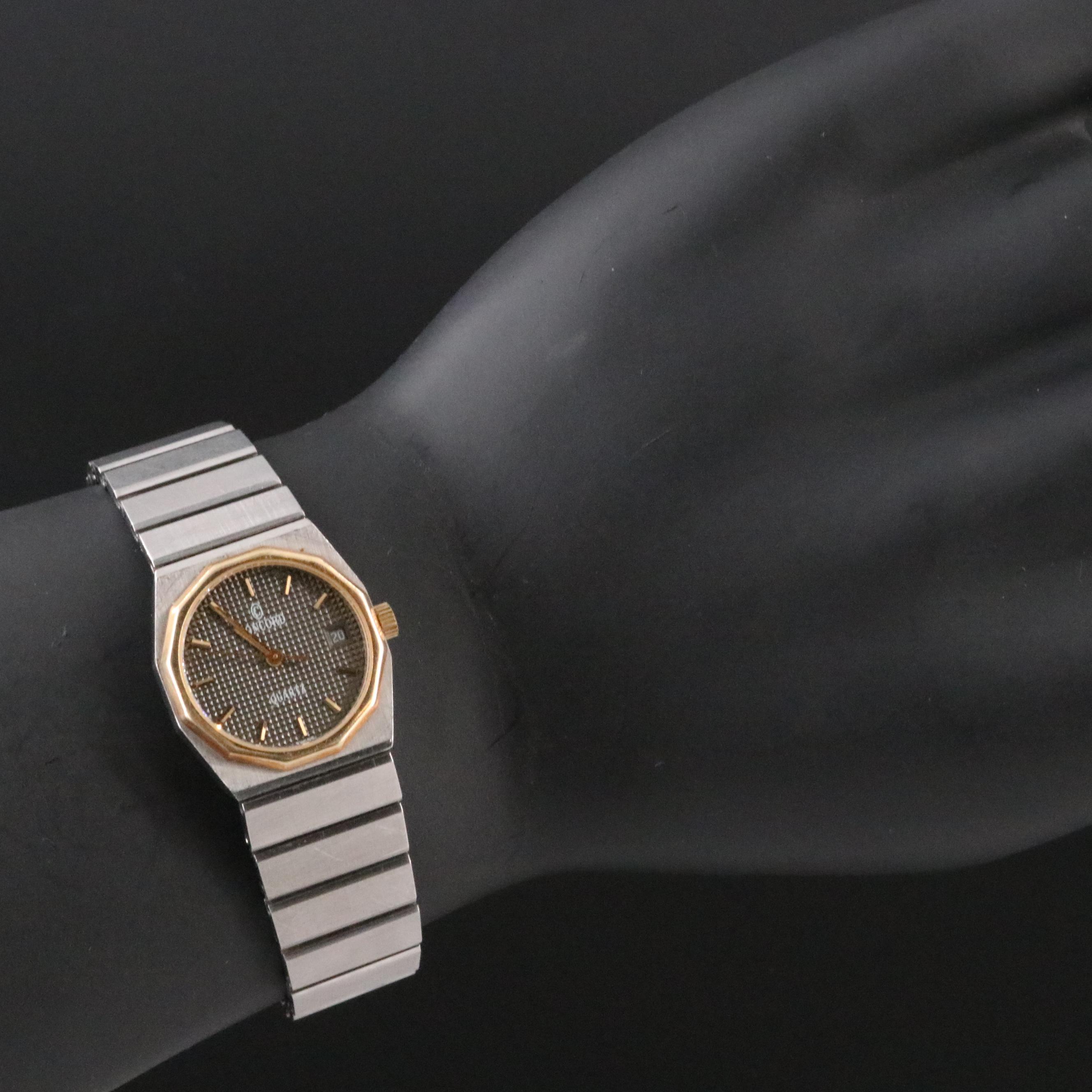 Concord Mariner SG 15 73 145 V13 Steel & 18K Gold Quartz Watch