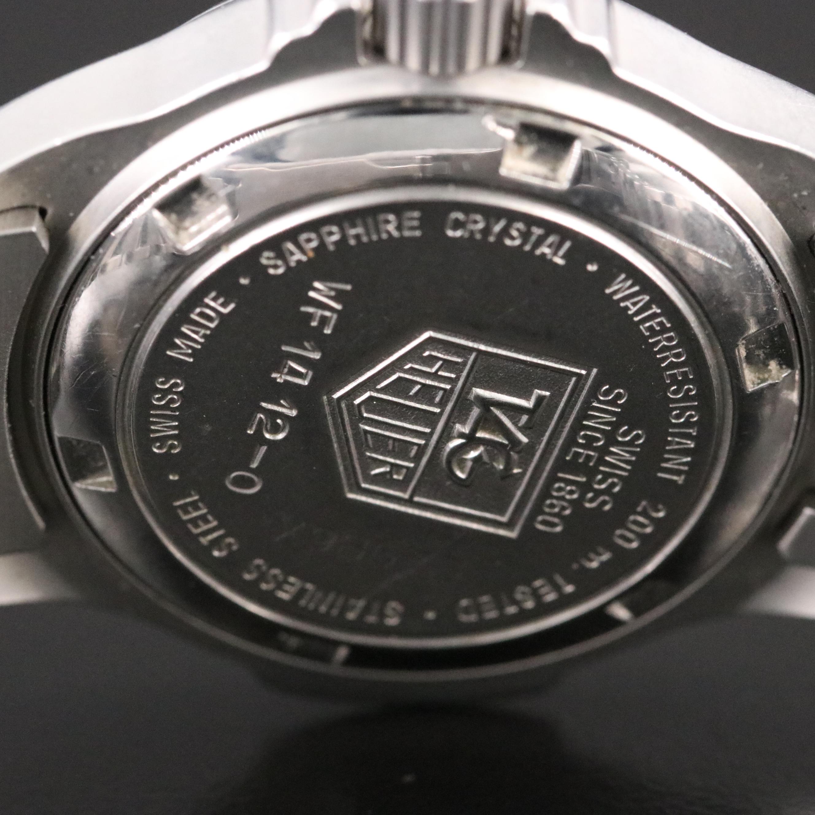 TAG Heuer 4000 Series WF1412-0 White 28mm Steel Quartz Watch