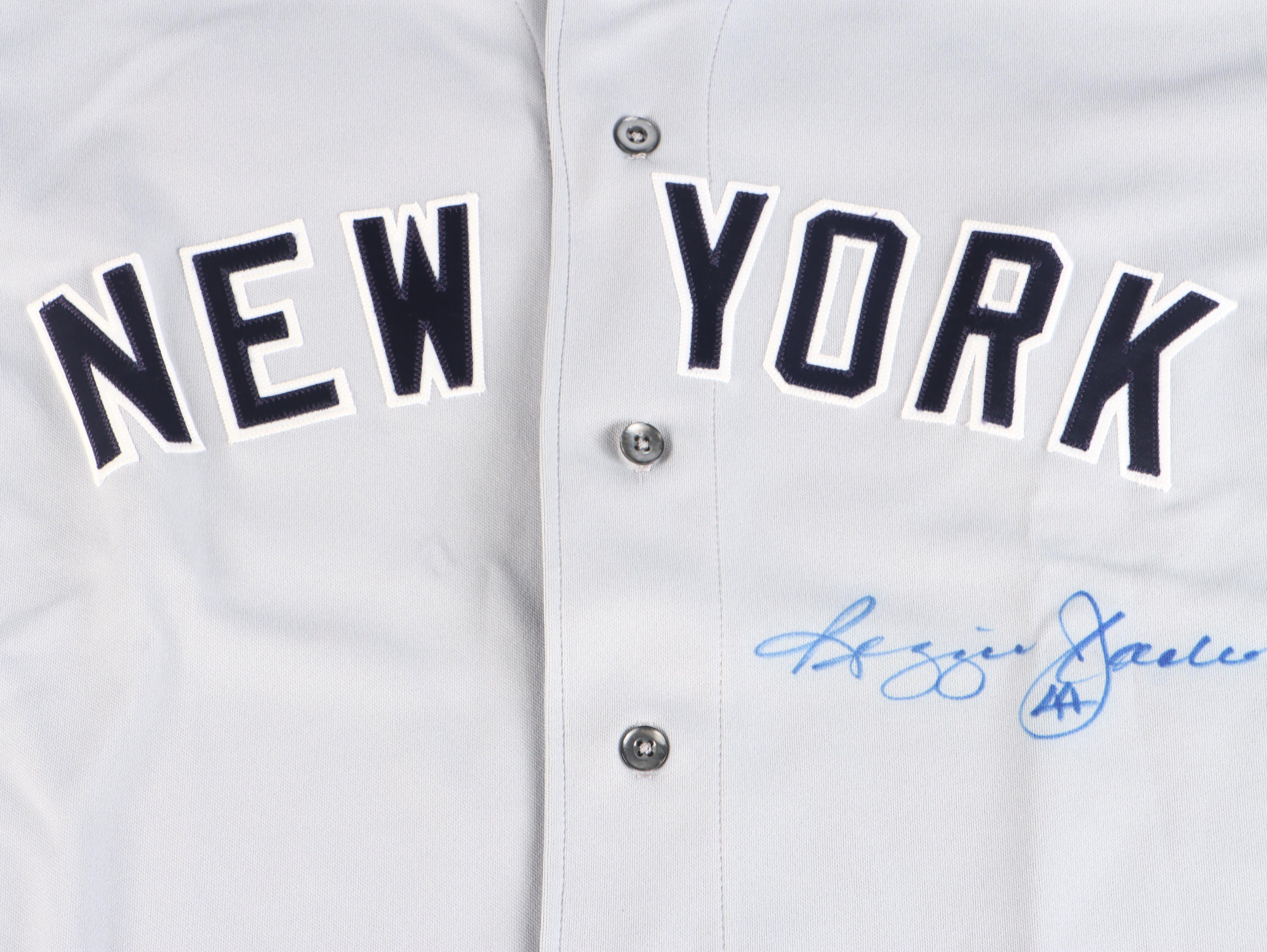Reggie Jackson Signed Rawlings New York Yankees Baseball Jersey
