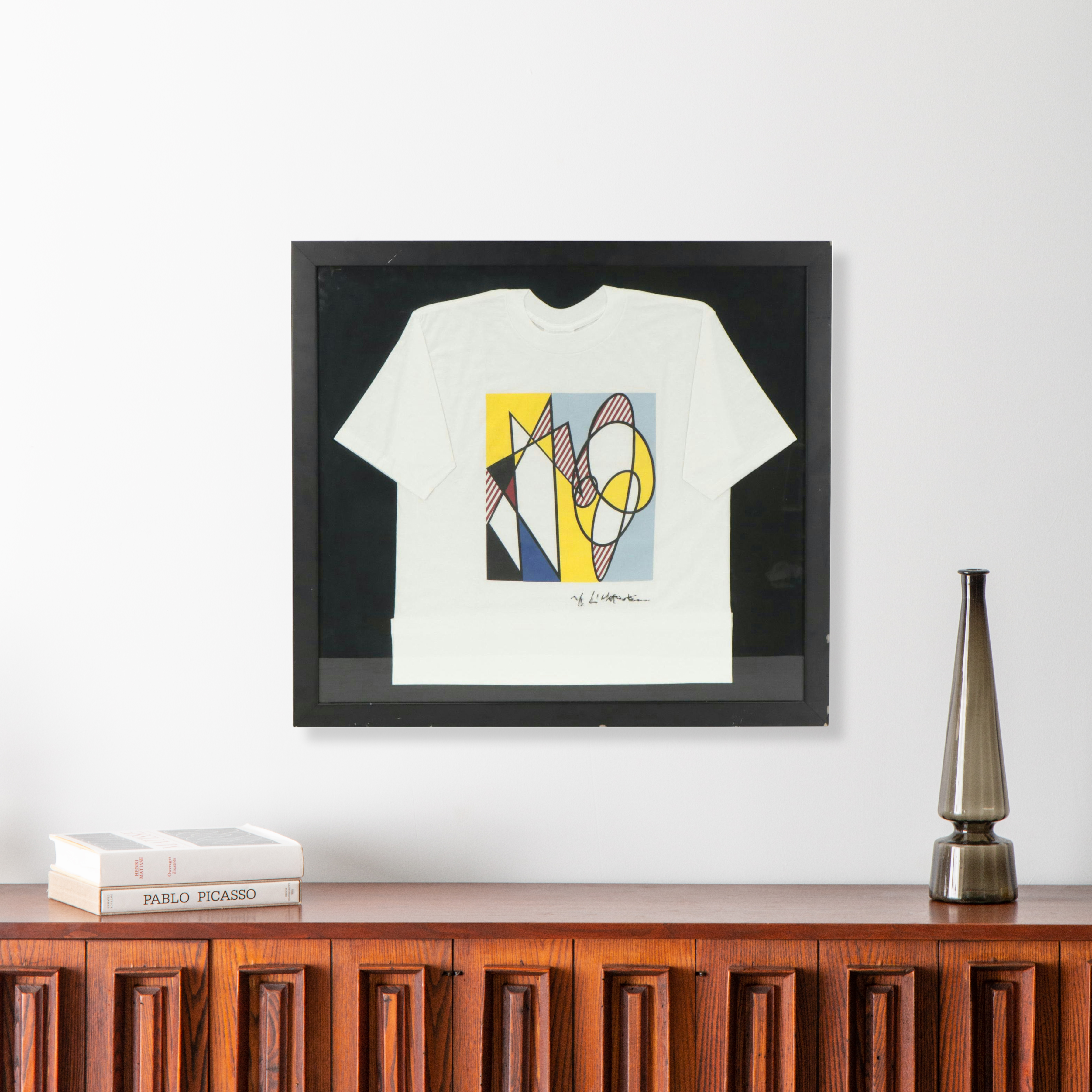 Signed Roy Lichtenstein Serigraph T-Shirt "Best Buddies Study," JSA