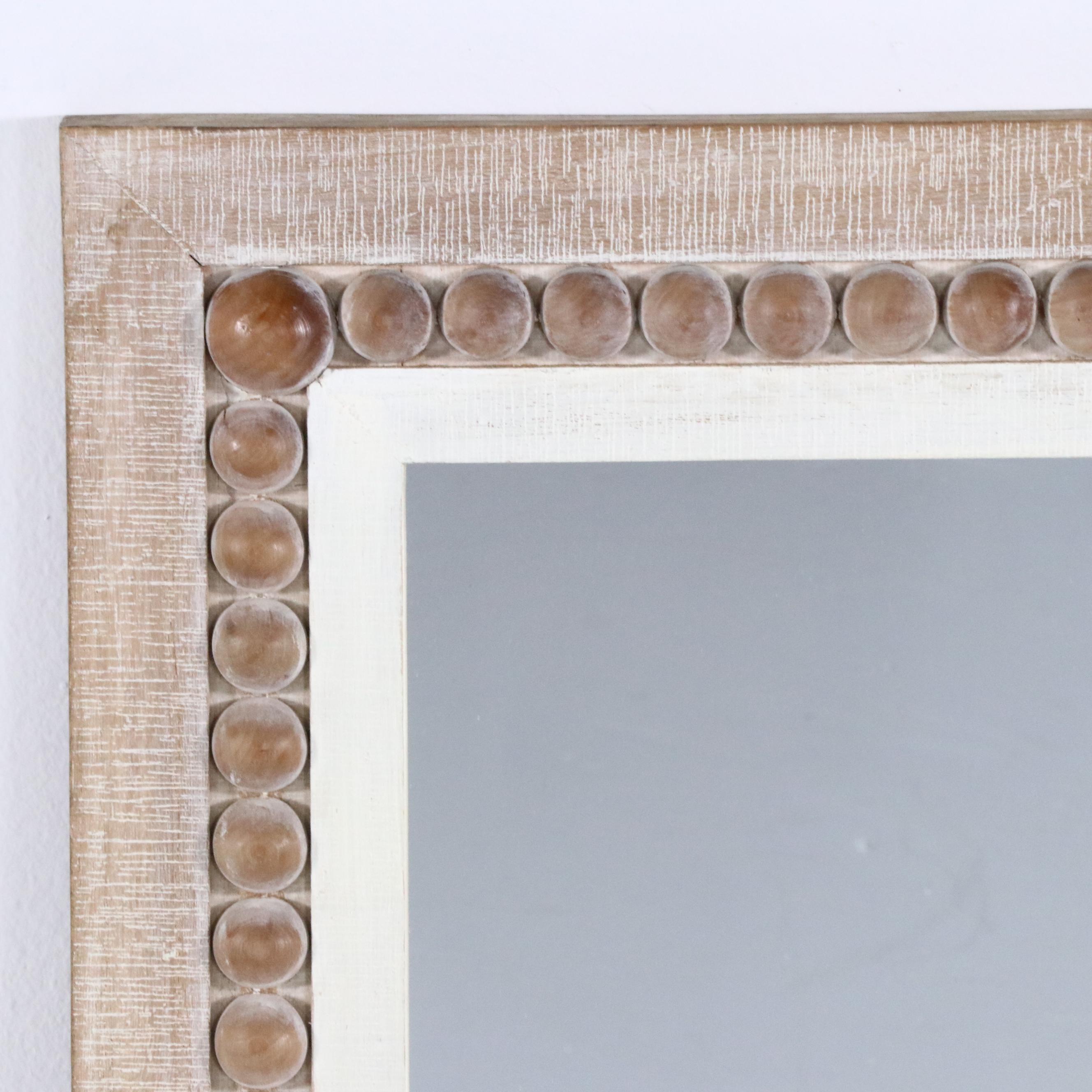 The Spring Shop Wooden Wall Mirror