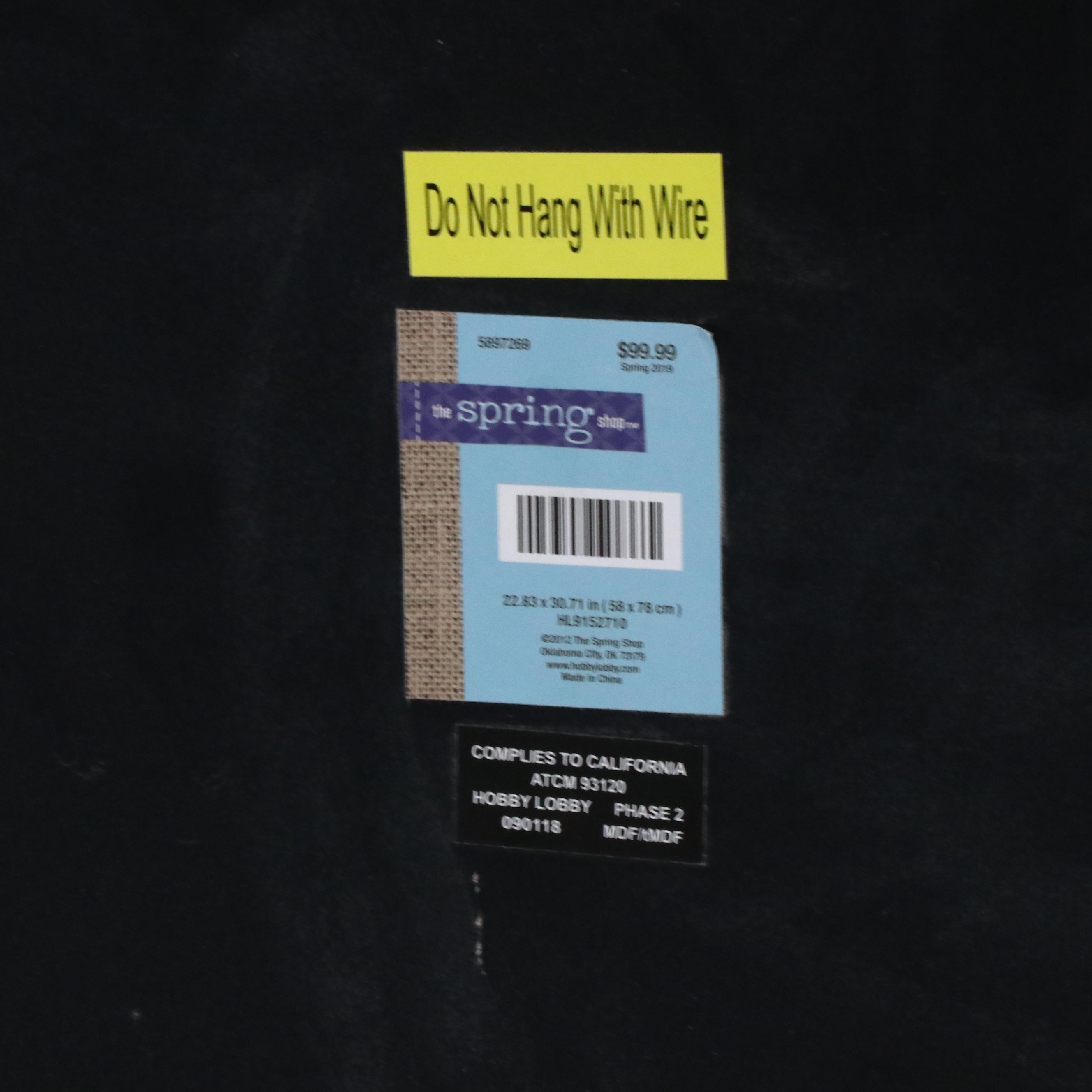 The Spring Shop Wooden Wall Mirror