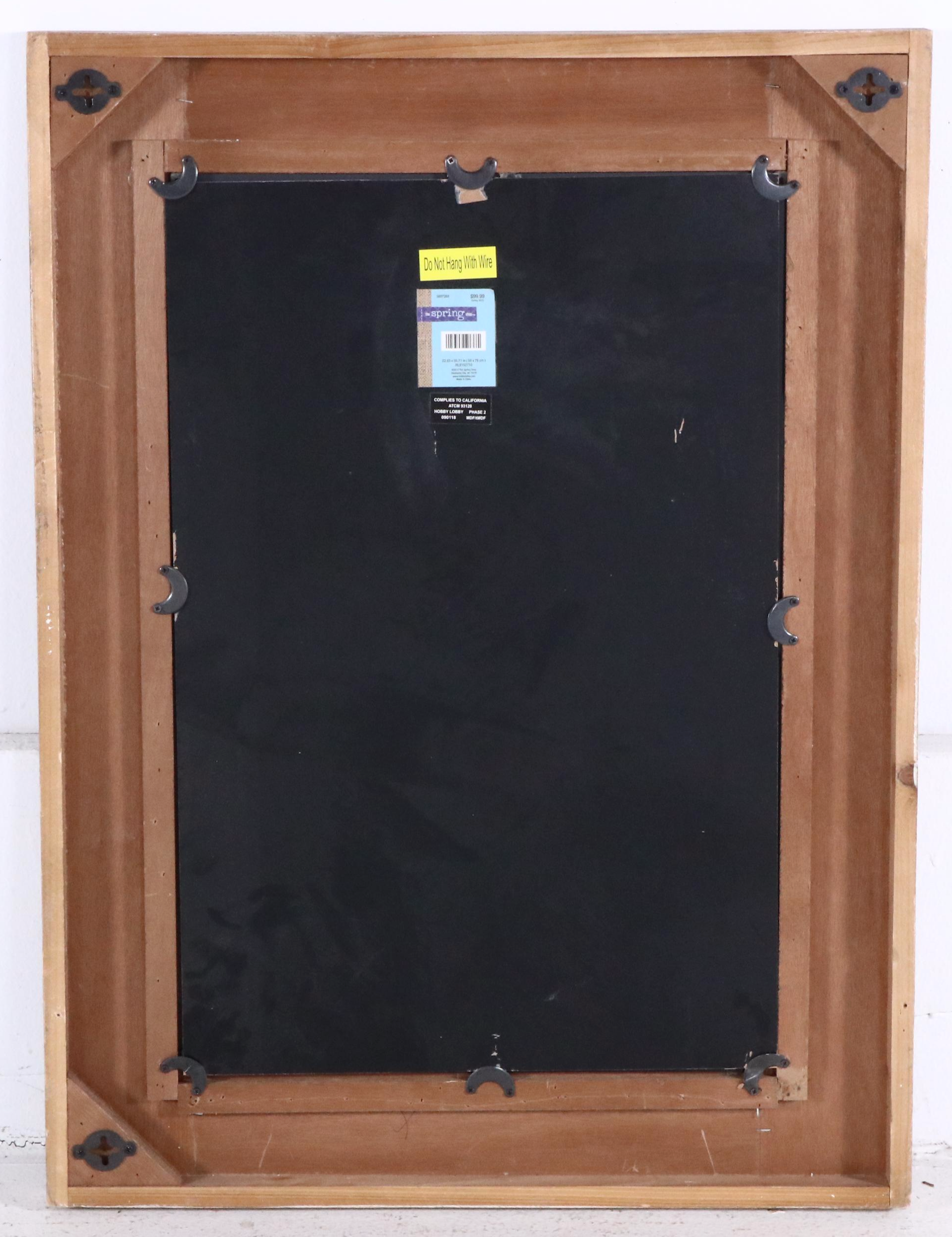 The Spring Shop Wooden Wall Mirror