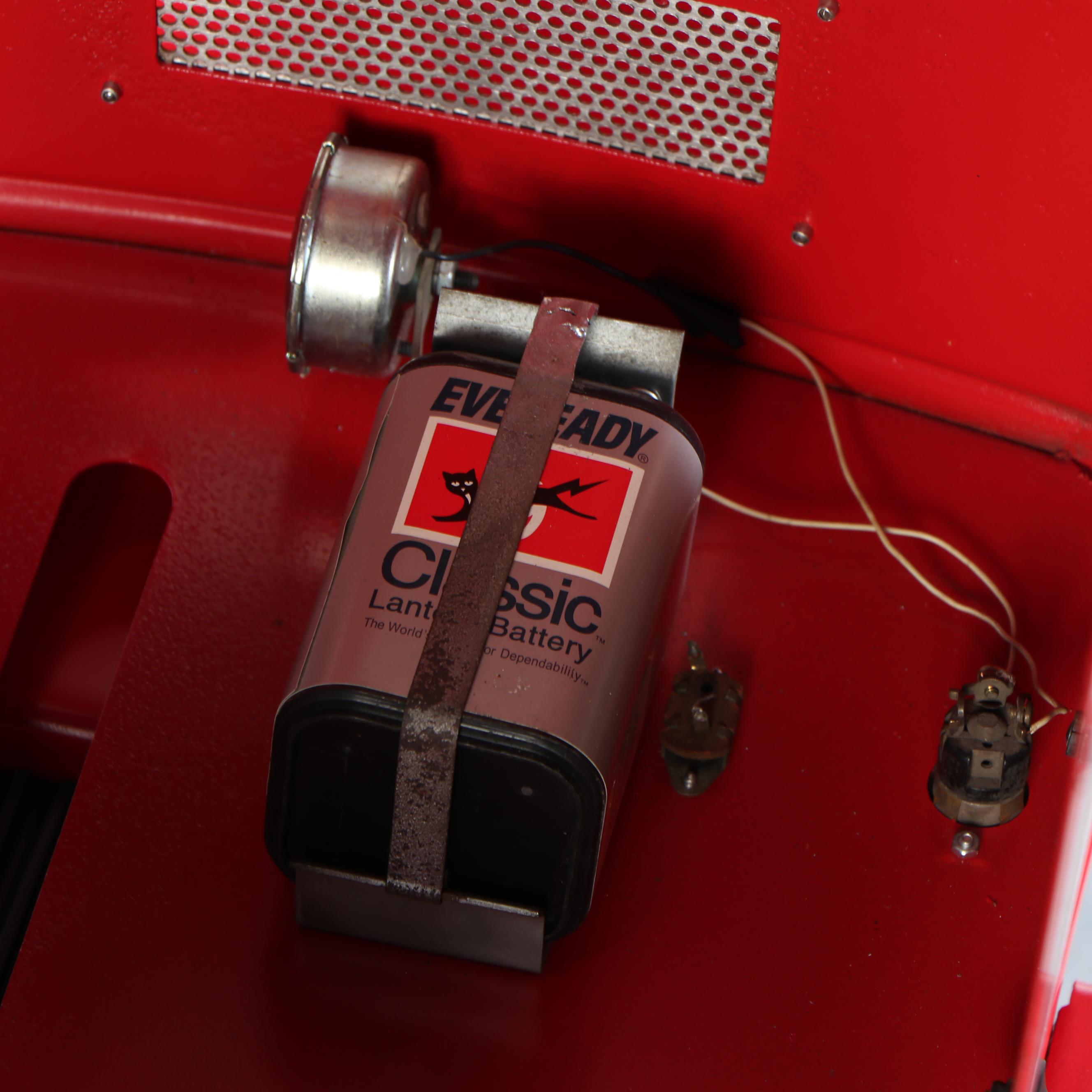 Doepke Popsicle Red Ball Express Ride-On Toy