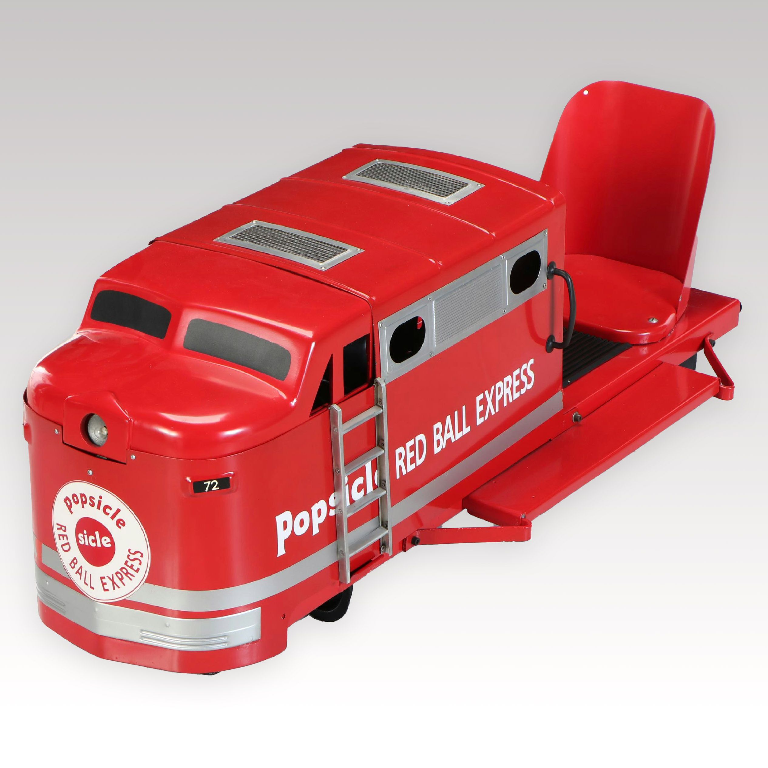 Doepke Popsicle Red Ball Express Ride-On Toy