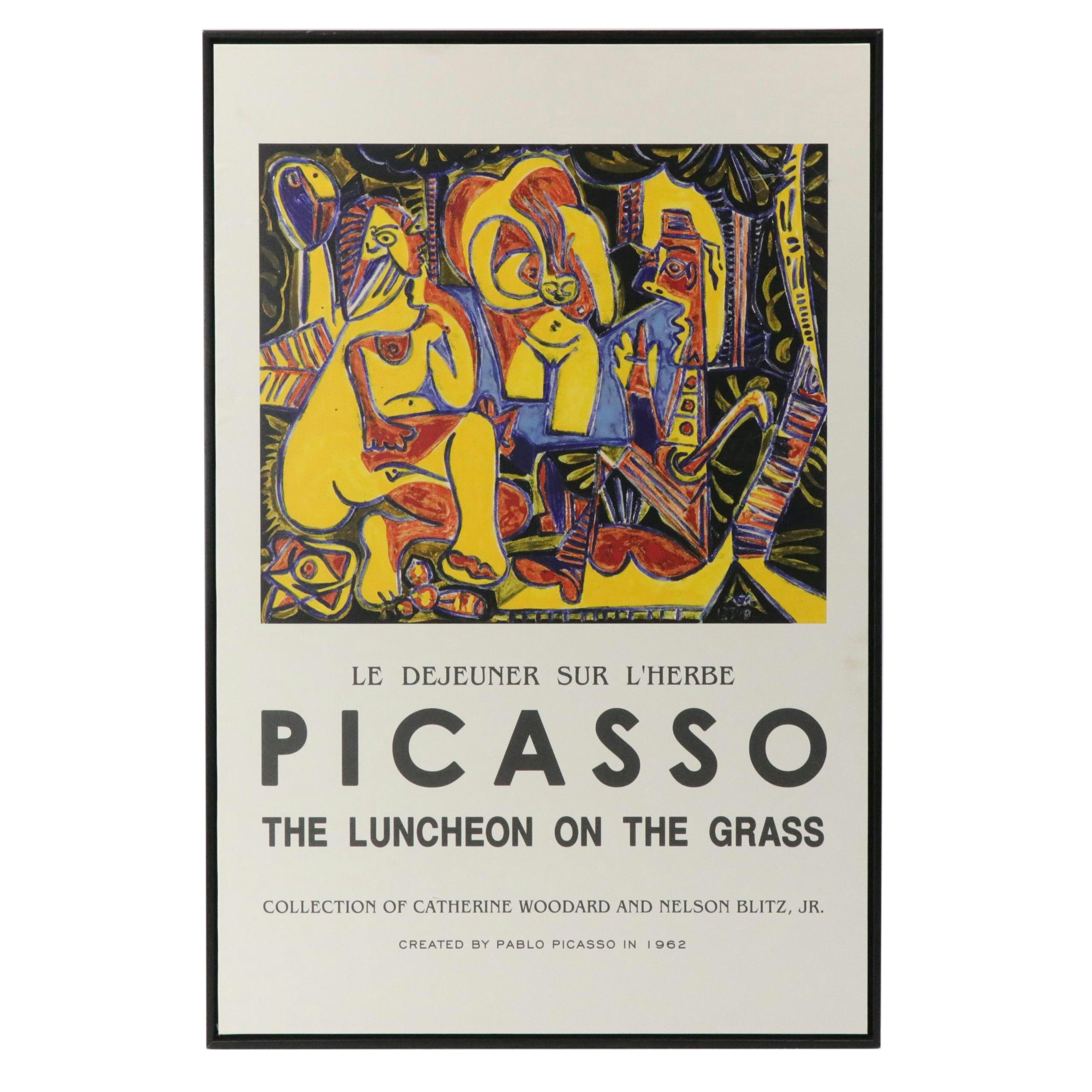 Giclée Reproduction of Picasso "Luncheon on the Grass" Exhibition Poster