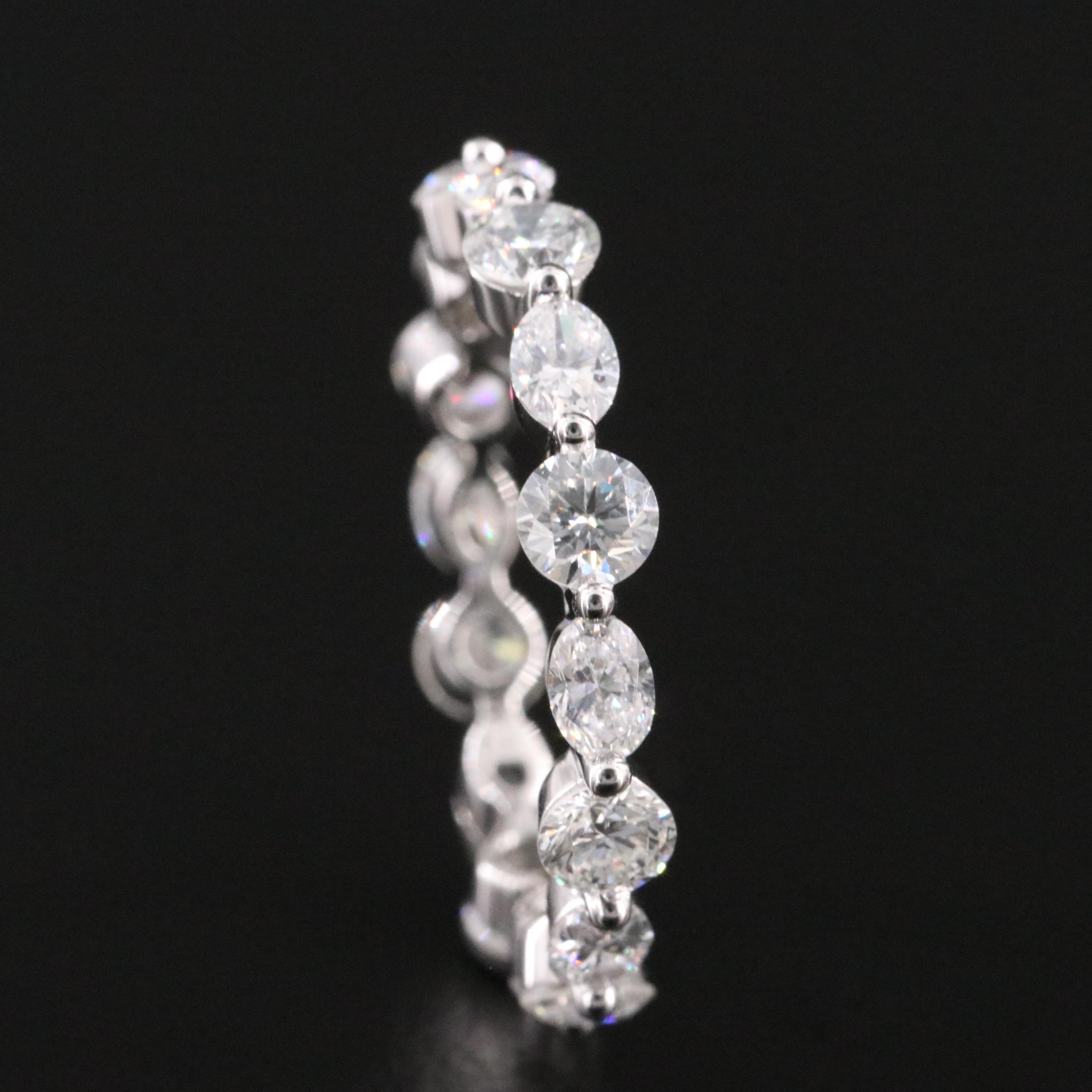 14K 2.24 CTW Lab Grown Diamond Eternity Band