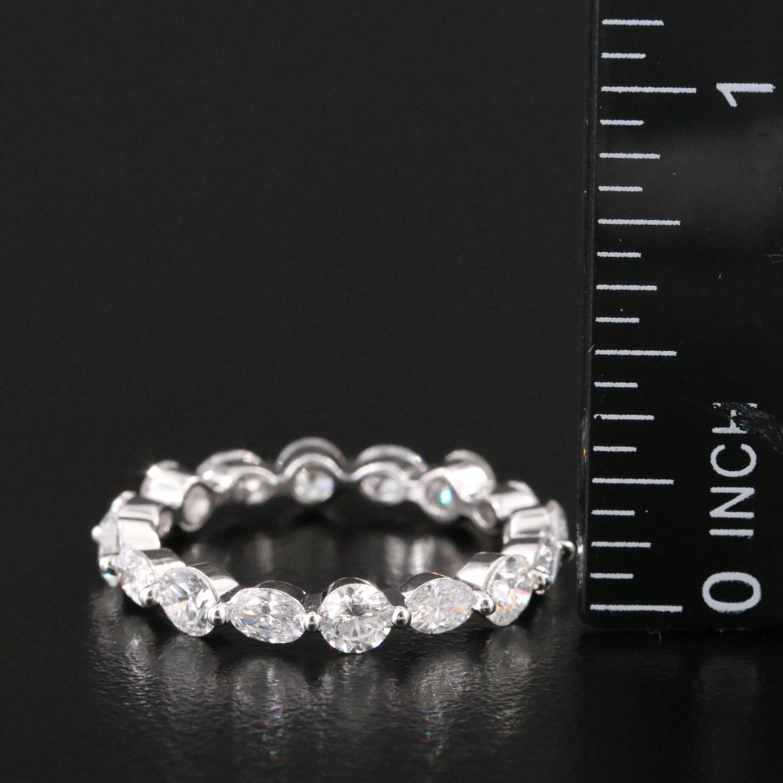 14K 2.24 CTW Lab Grown Diamond Eternity Band