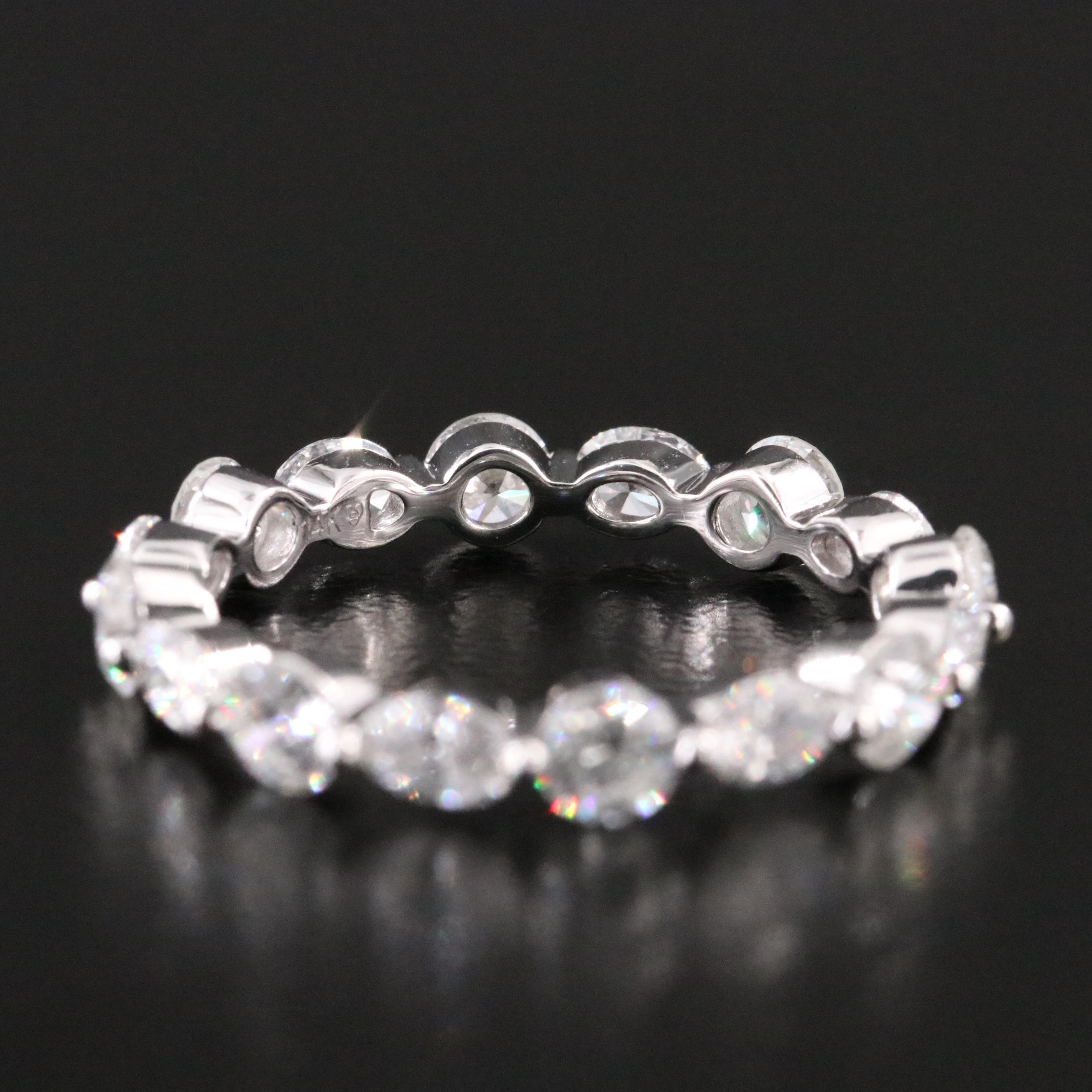 14K 2.24 CTW Lab Grown Diamond Eternity Band