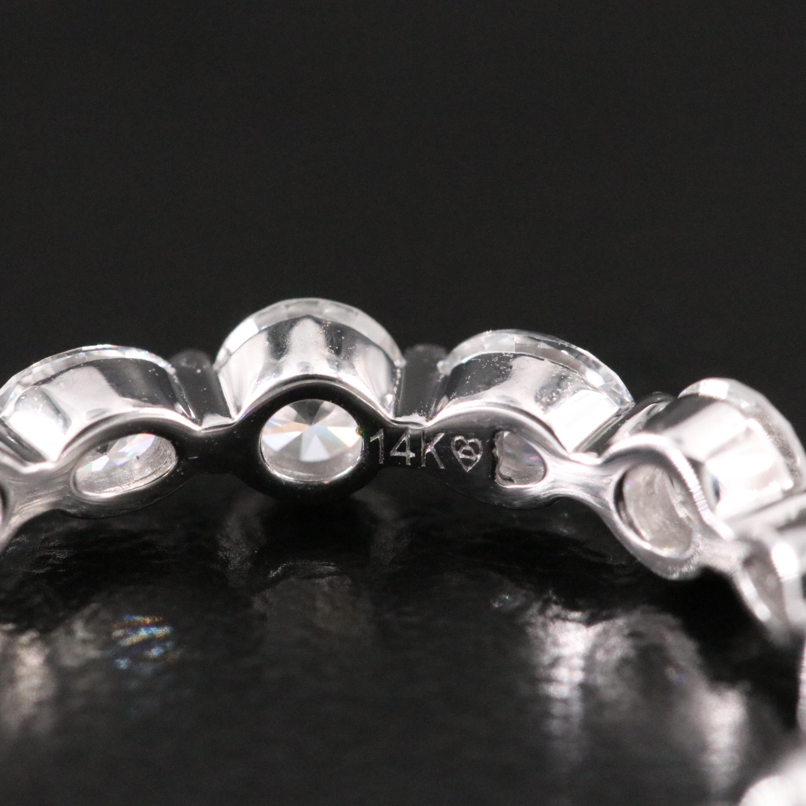 14K 2.24 CTW Lab Grown Diamond Eternity Band