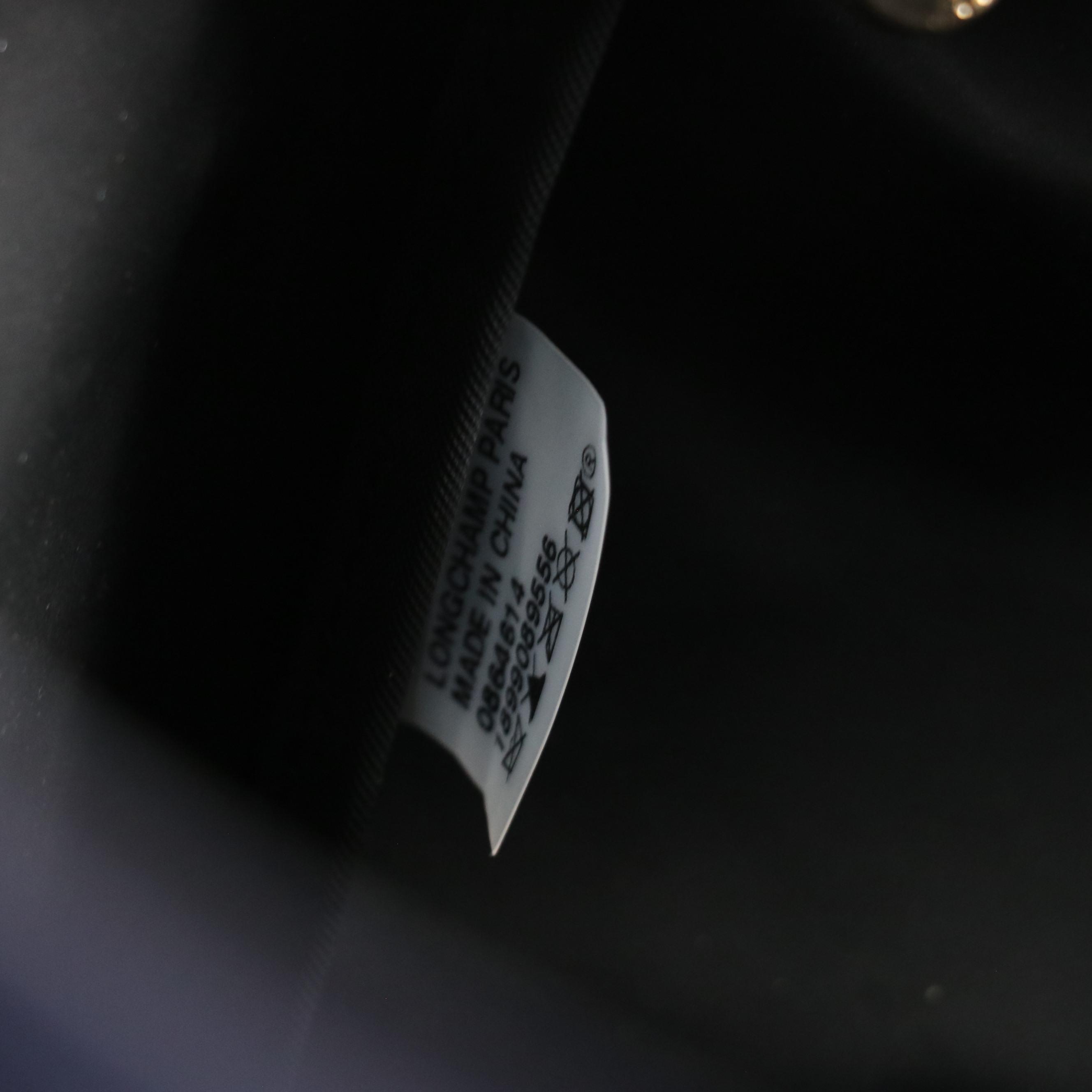 Longchamp Le Pliage Original Medium and Large Totes in Navy & Purple w/ Leather