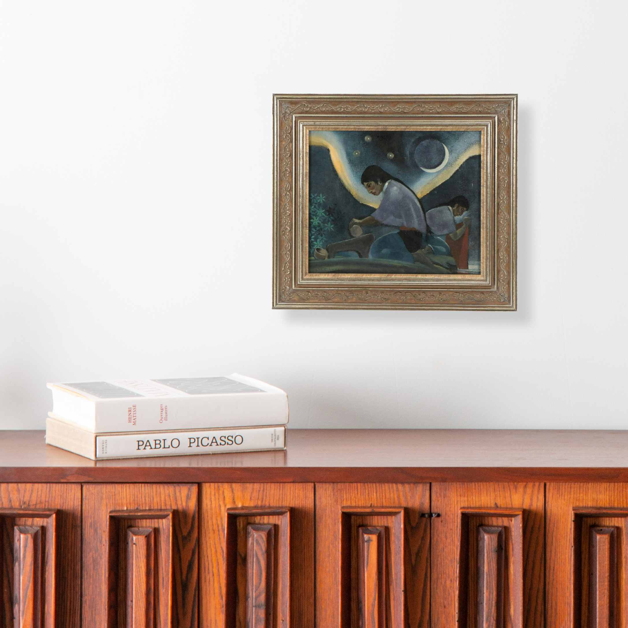 Dale Nichols Oil Painting "Children of the Heart of Heaven" circa 1969