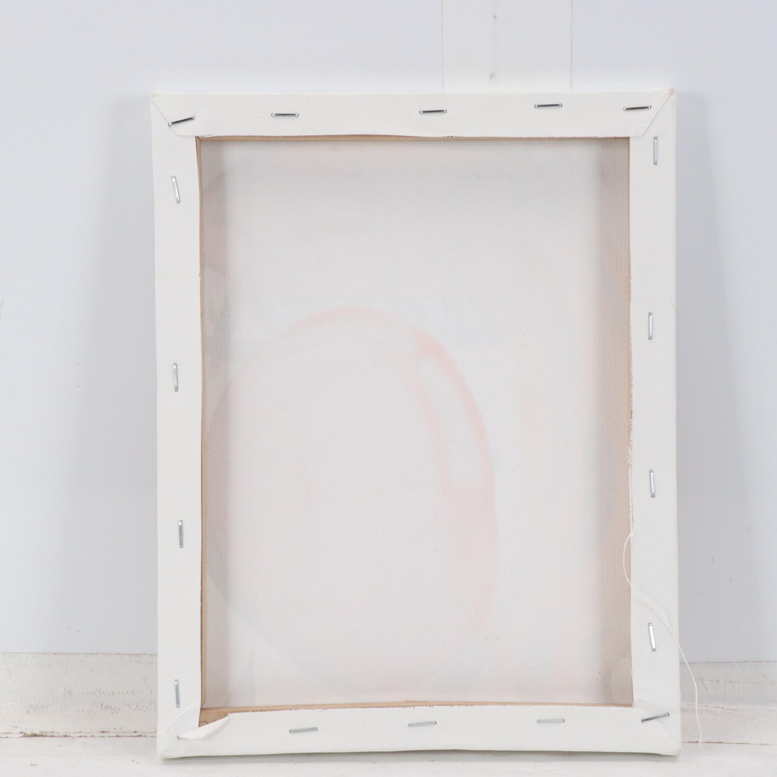 Peter Kiel Abstract Acrylic Portrait Painting, 21st Century