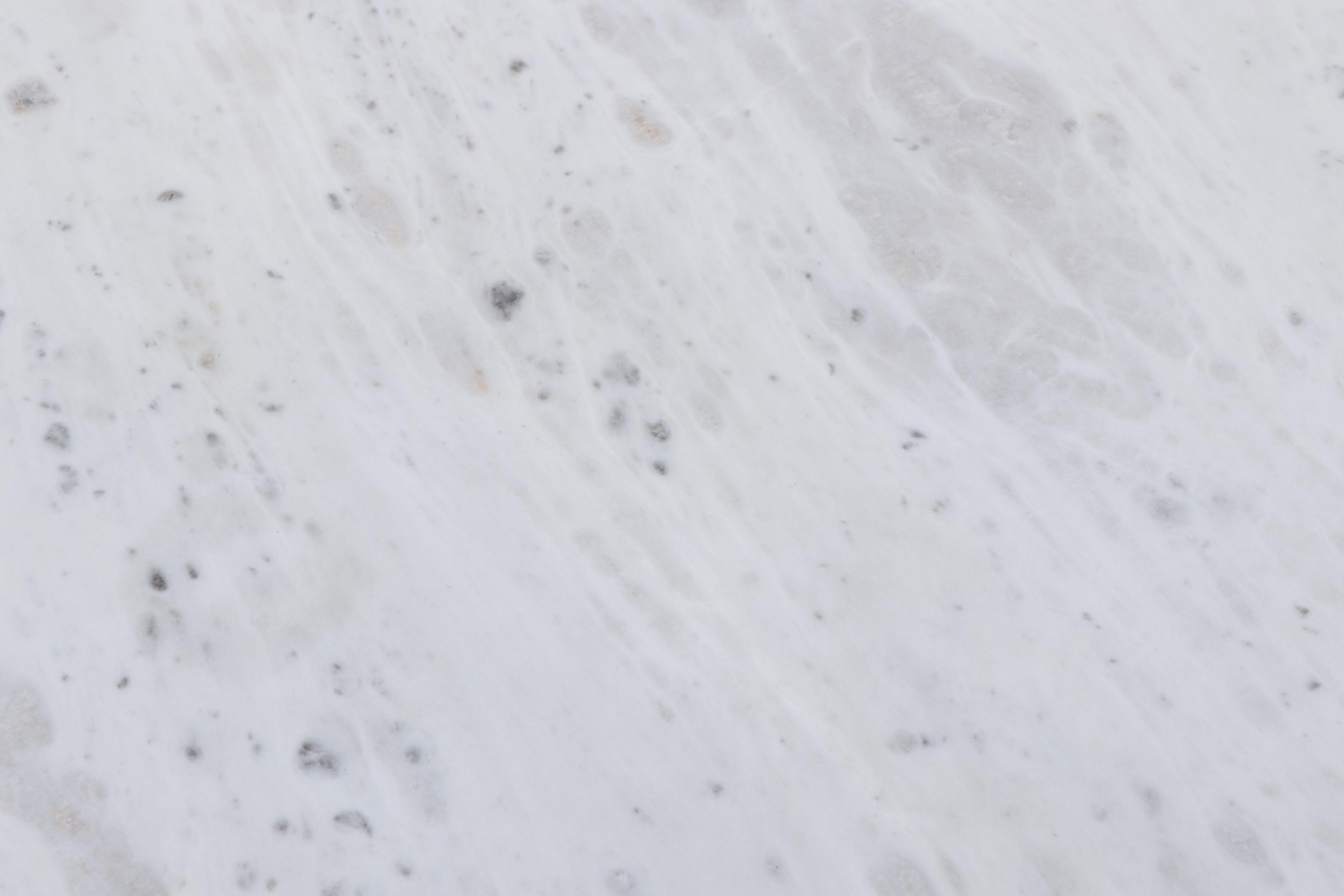 West Elm "Silhouette" Antique Brass-Finished Metal and Marble Top Dining Table