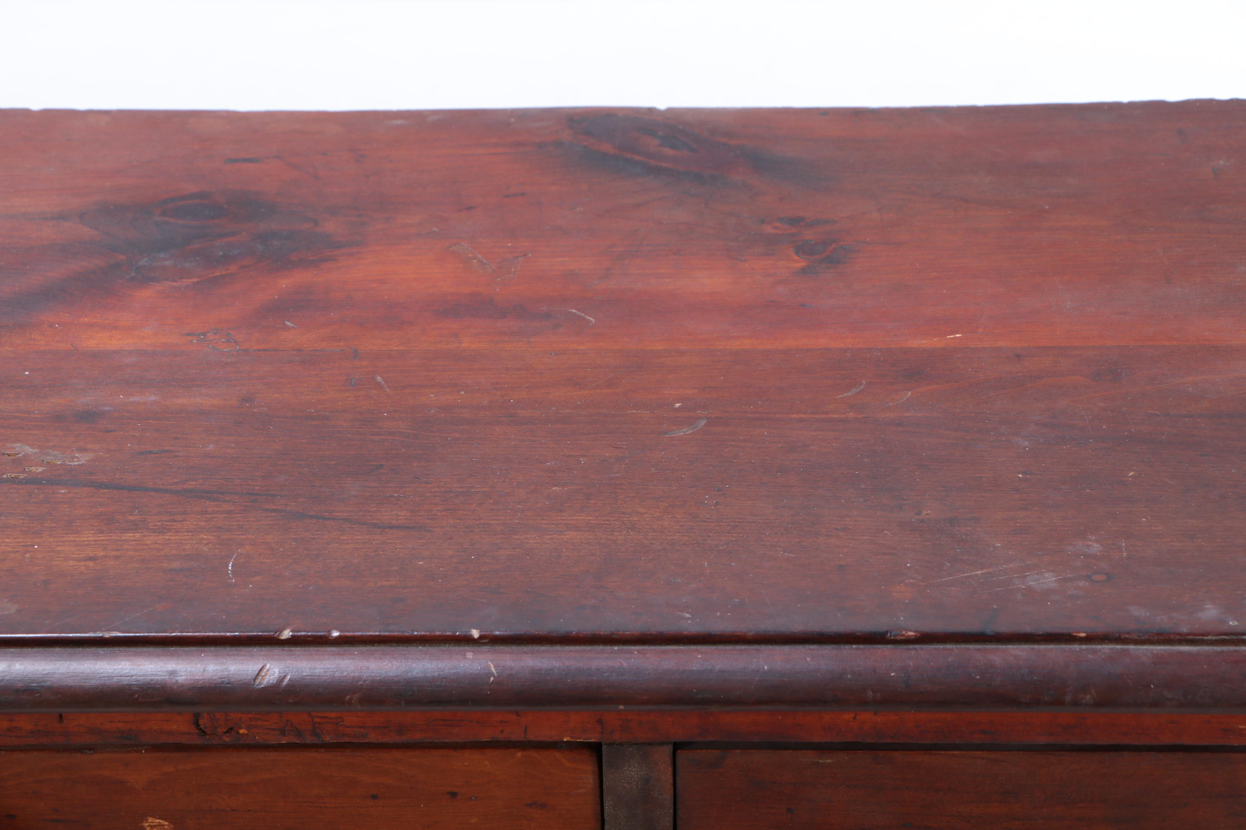 Early American Style Pine Cupboard, 19th Century