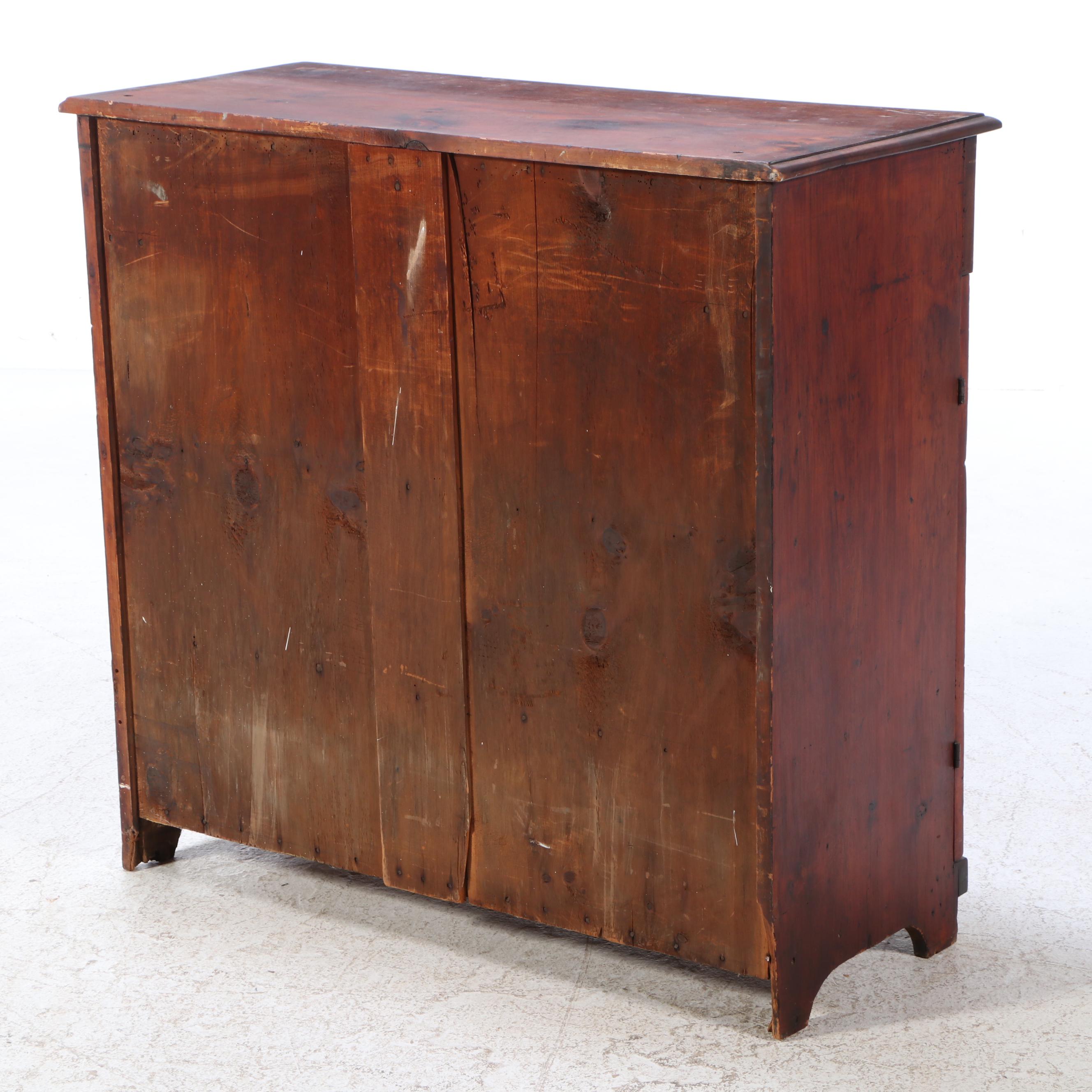 Early American Style Pine Cupboard, 19th Century