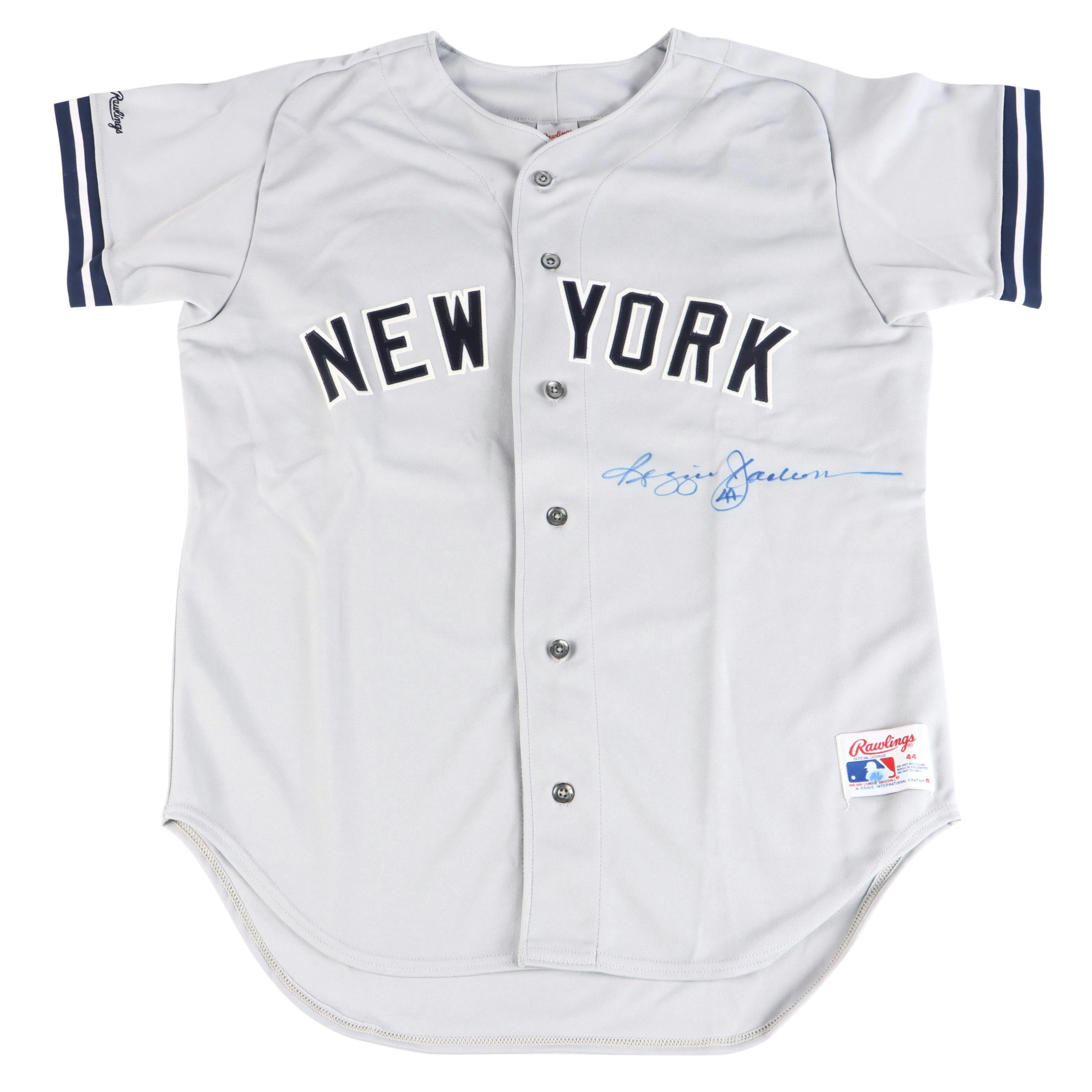 Reggie Jackson Signed Rawlings New York Yankees Baseball Jersey