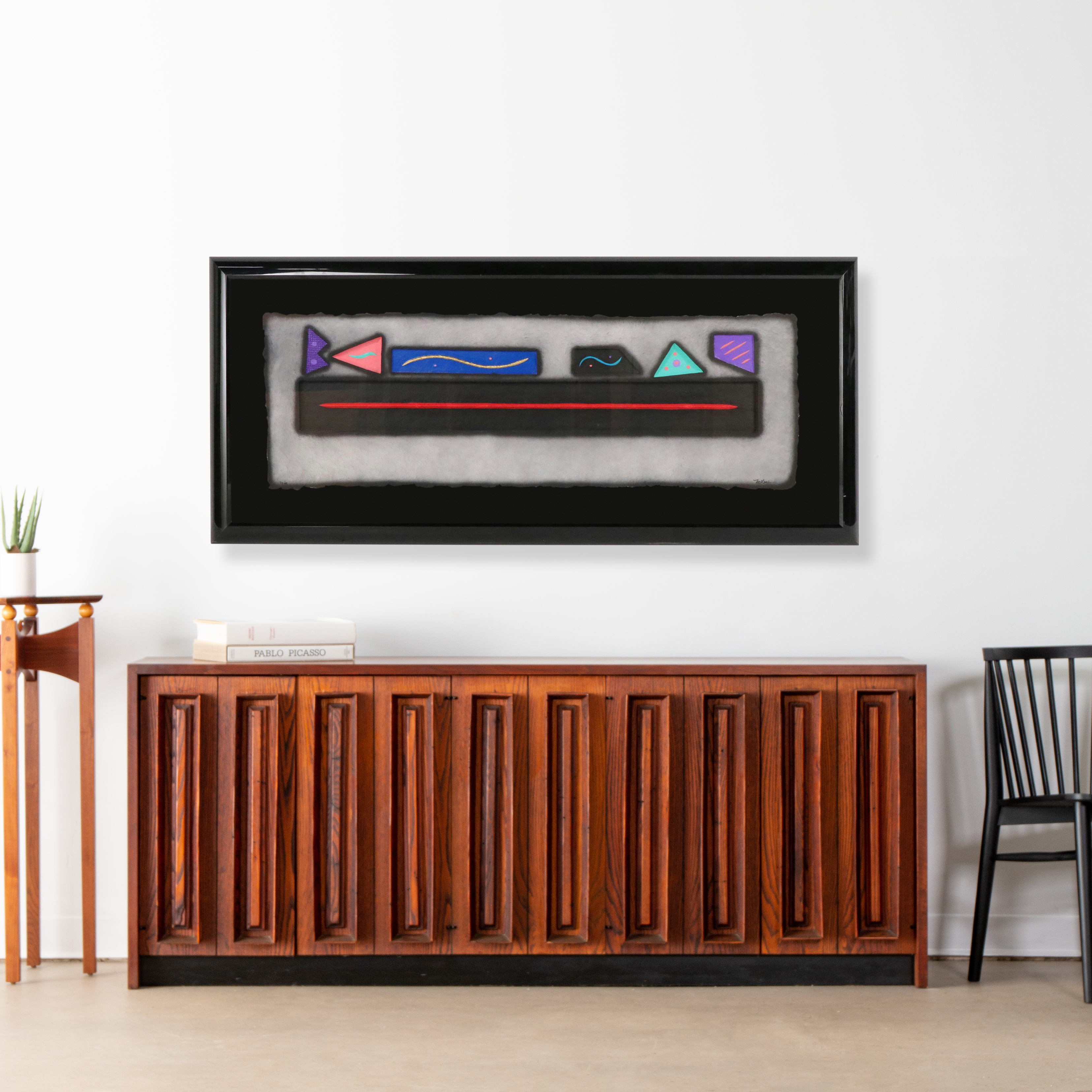 Neil Loeb Abstract Mixed Media Cast Paper, Late 20th Century