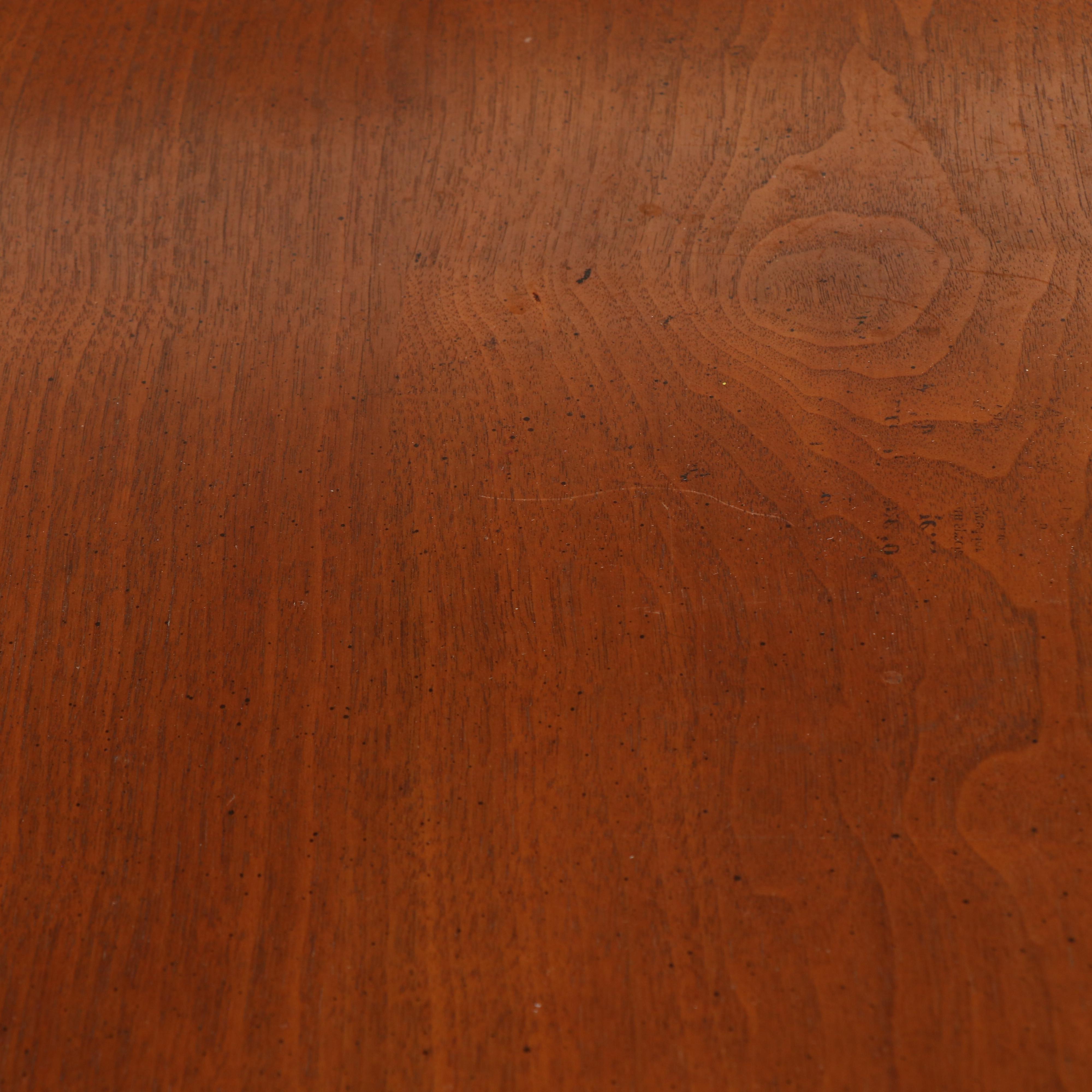 Mid Century Modern Walnut Dining Table and Eight Dining Chairs