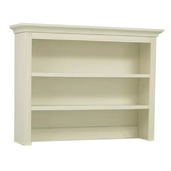 Baby Caché "Montana" Cabinet with Hutch in Glazed White