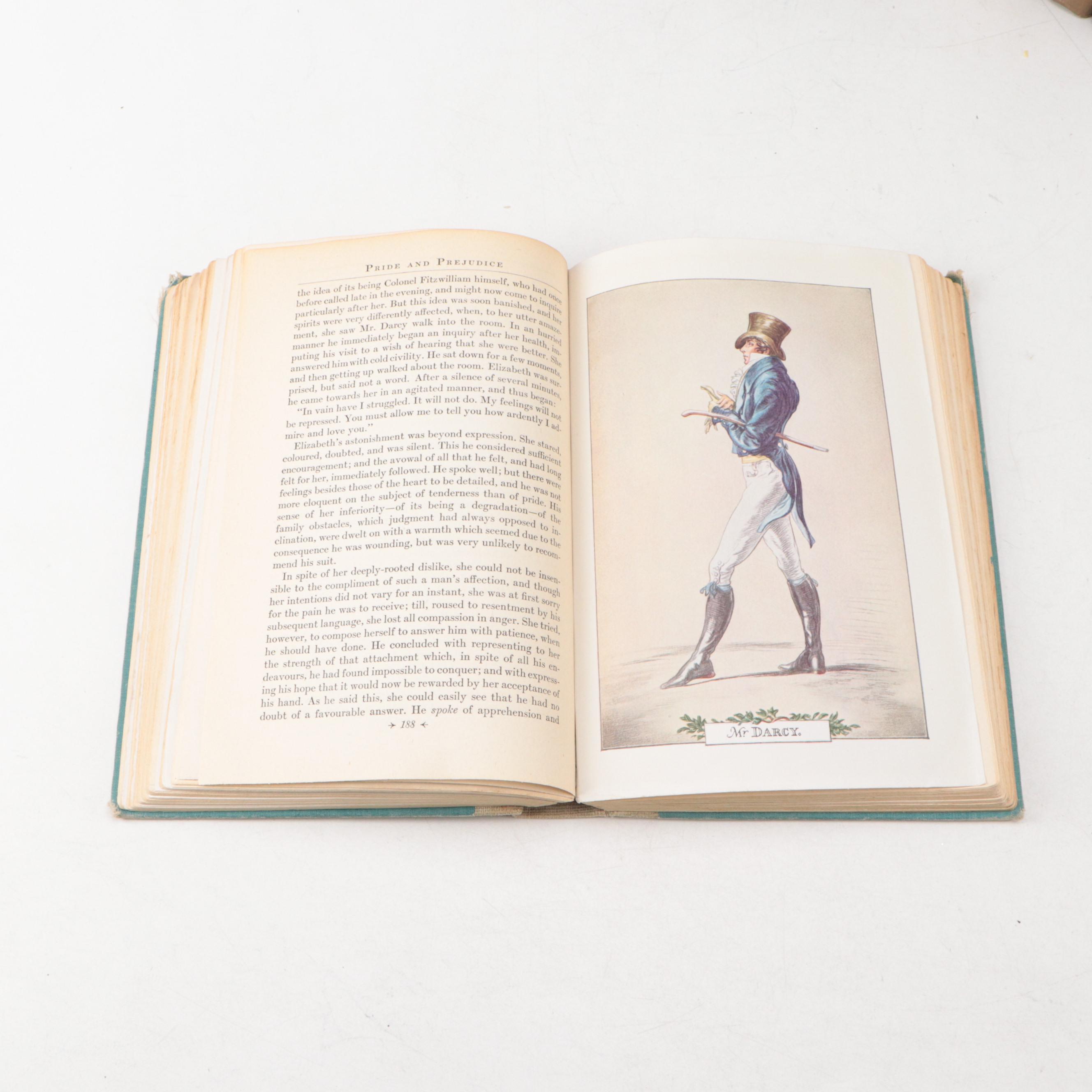 "Pride and Prejudice" by Jane Austen with More Fiction and Nonfiction Books