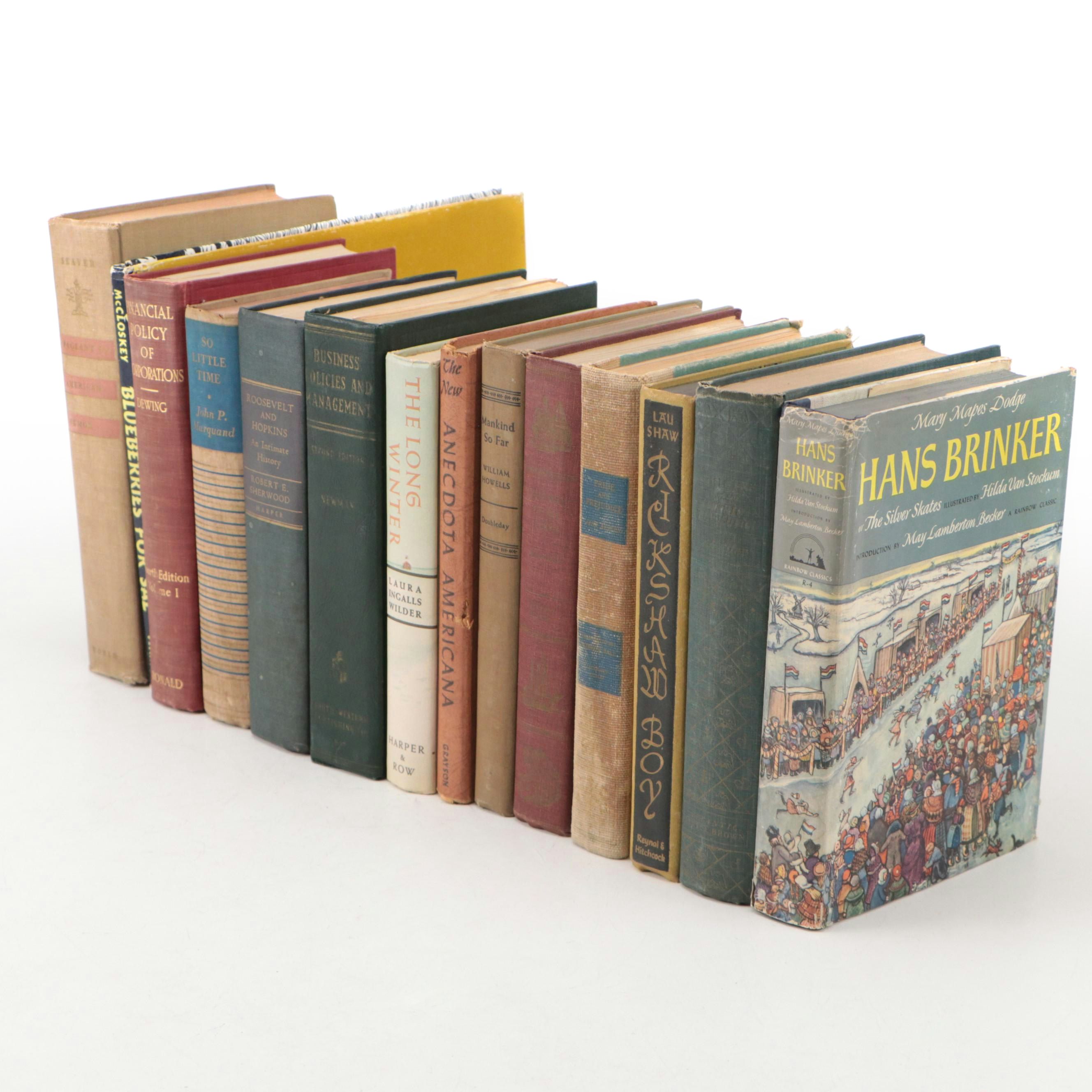 "Pride and Prejudice" by Jane Austen with More Fiction and Nonfiction Books