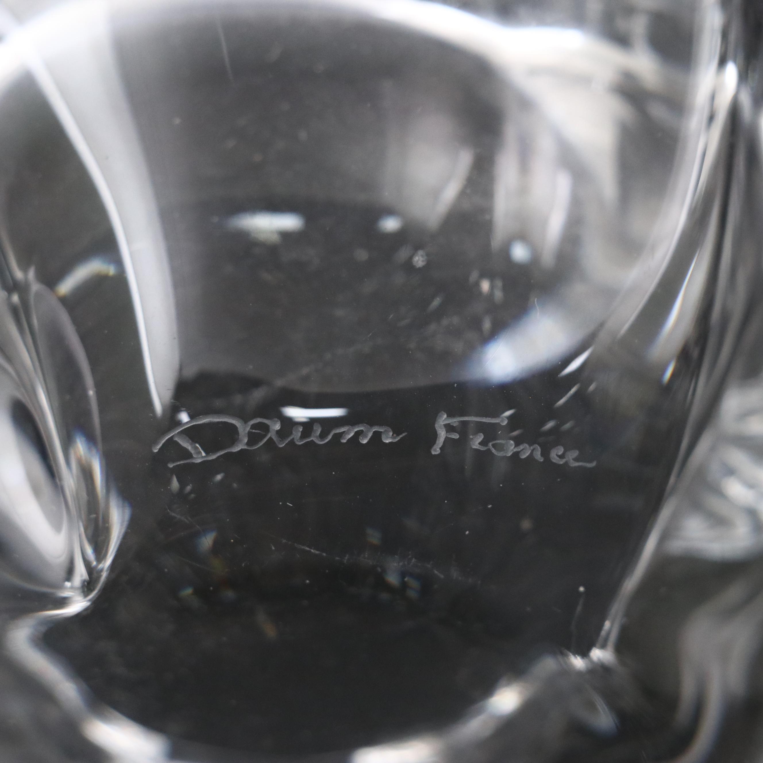 Daum Crystal Mortar and Pestle