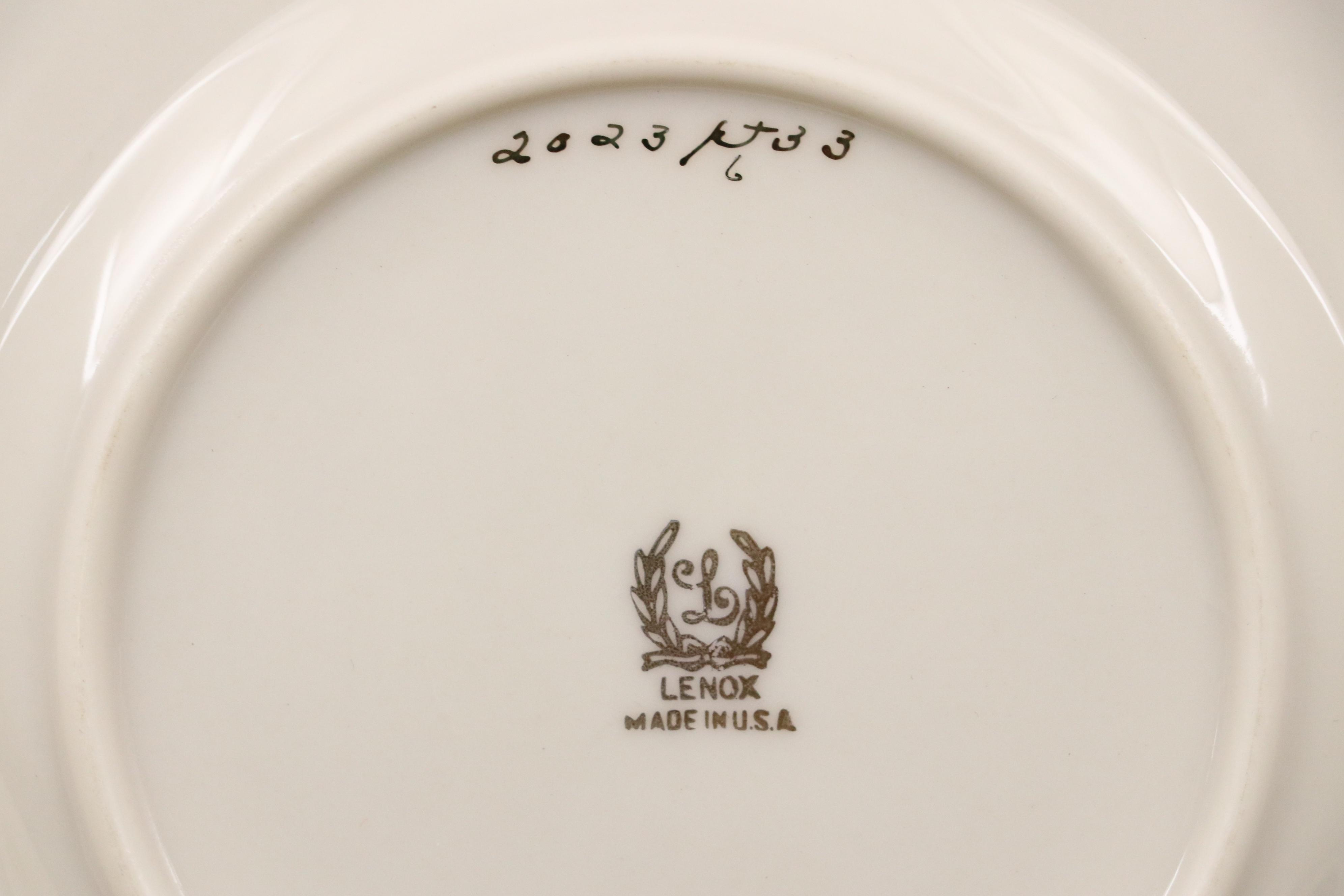 Lenox "Aristocrat" with Other Gilt Rim Dinnerware, Mid to Late 20th Century