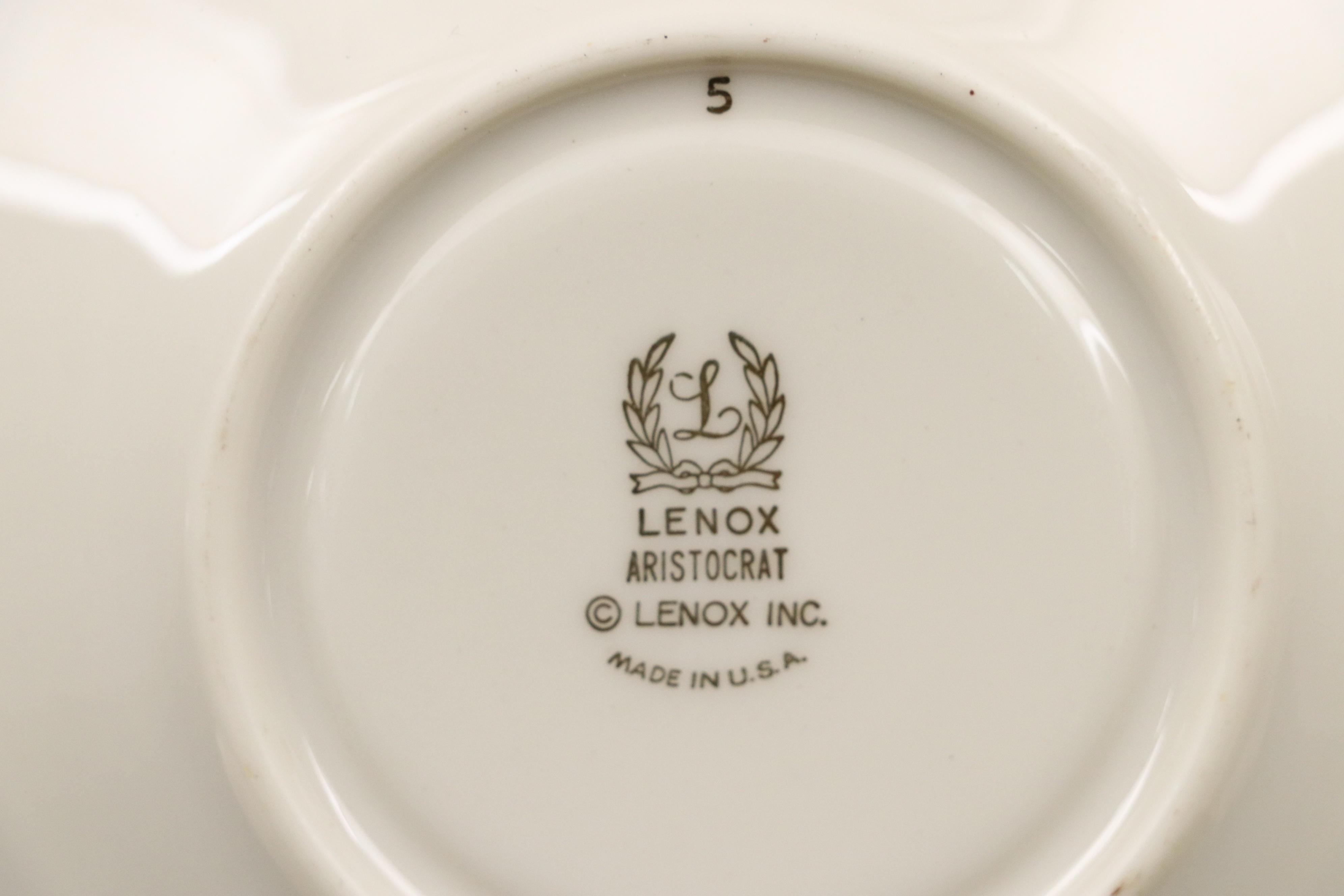 Lenox "Aristocrat" with Other Gilt Rim Dinnerware, Mid to Late 20th Century