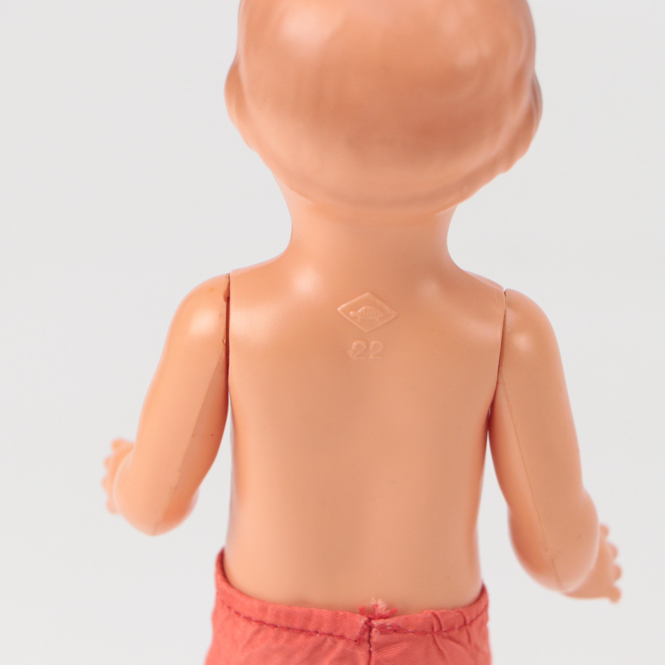 D.H. Fargo & Co. Leather Baby Boots, ARI Rubber Dolls, and Wooden Bobbins