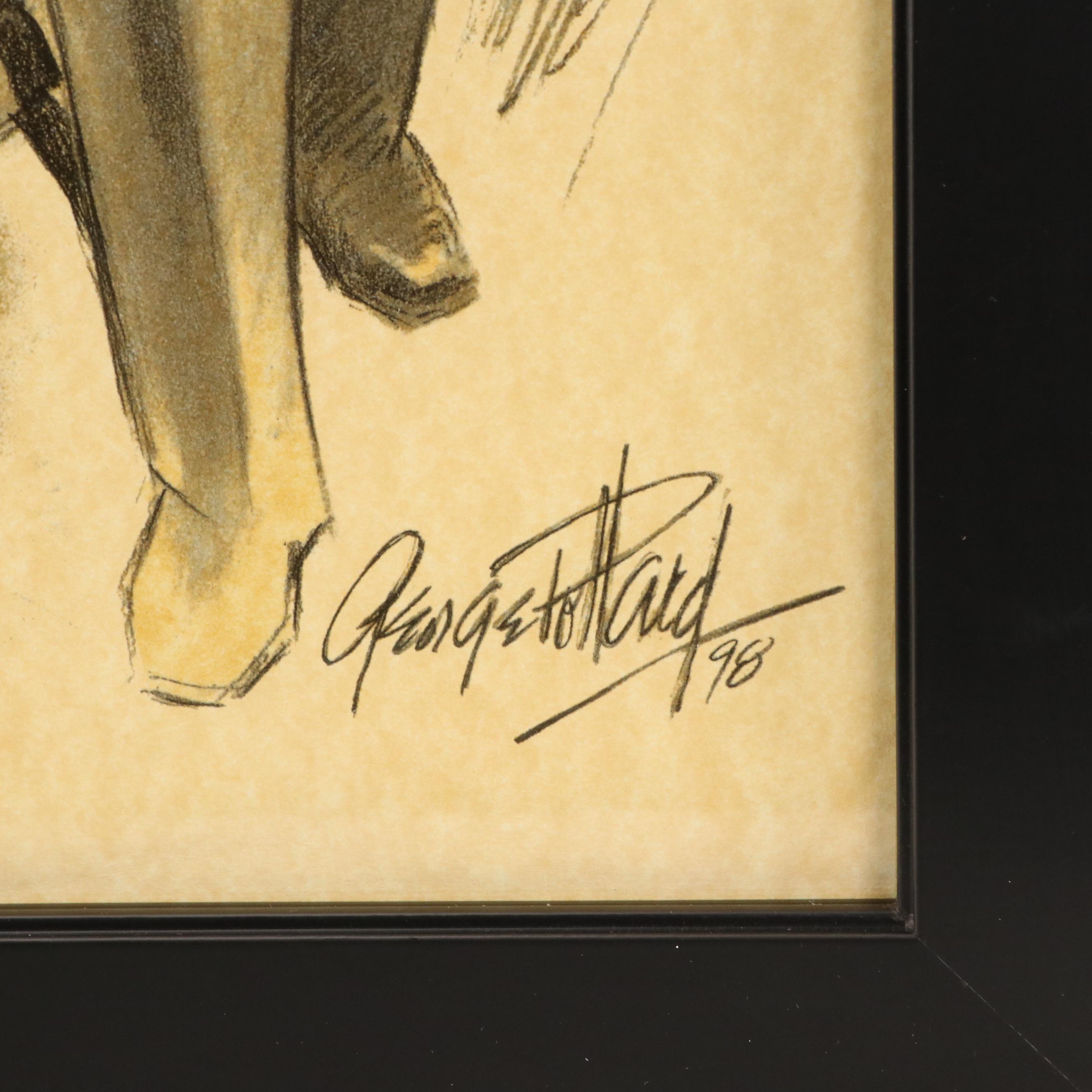 Brett Favre Signed Limited Edition "4-Ever Favre" Printer Proof Football Print