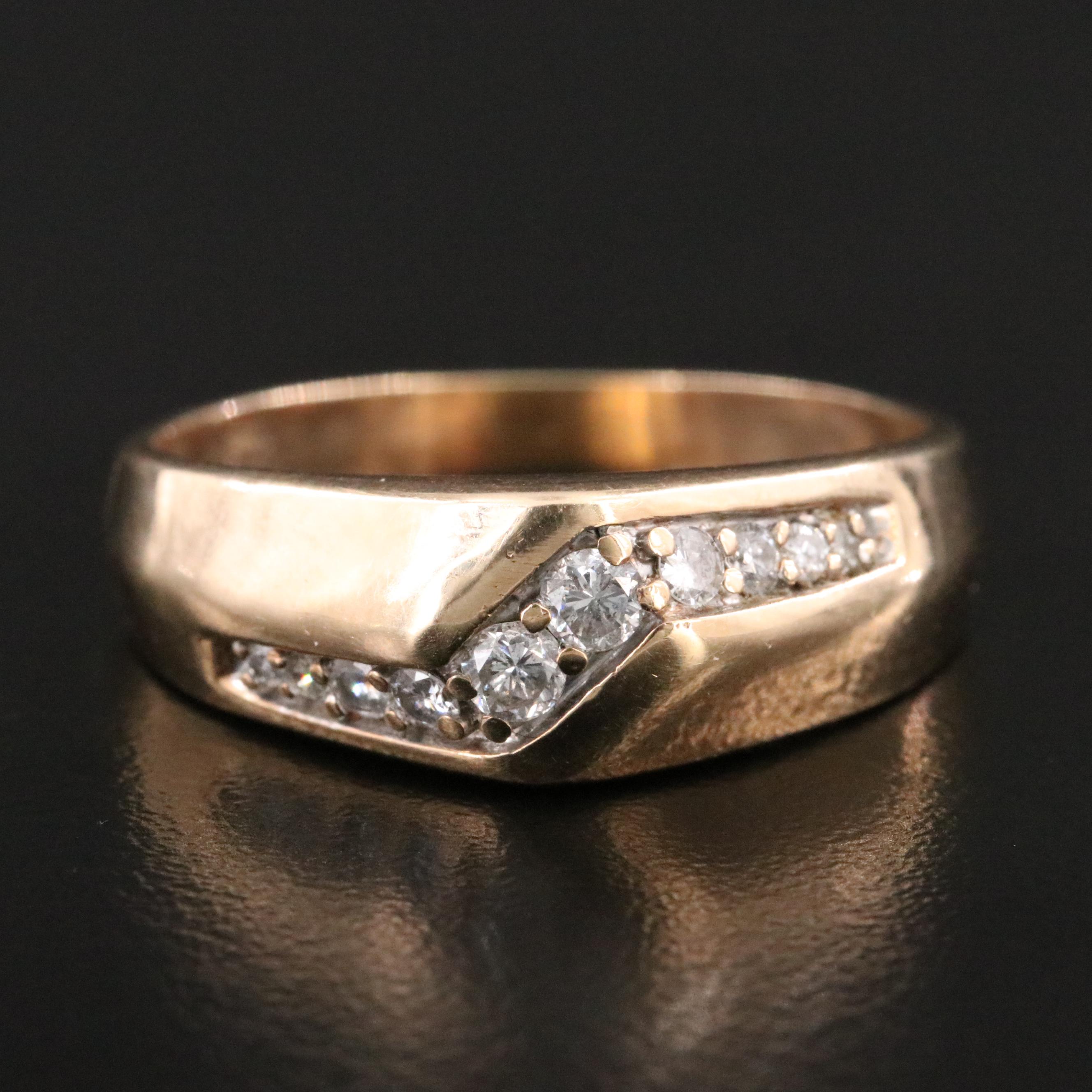 10K 0.38 CTW Diamond Ring