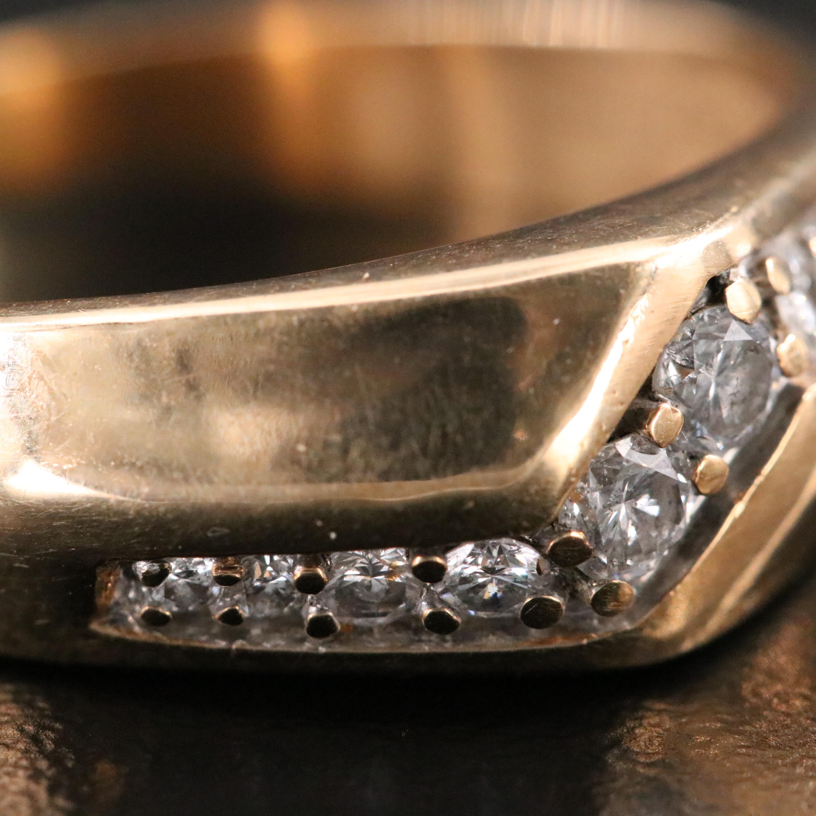 10K 0.38 CTW Diamond Ring