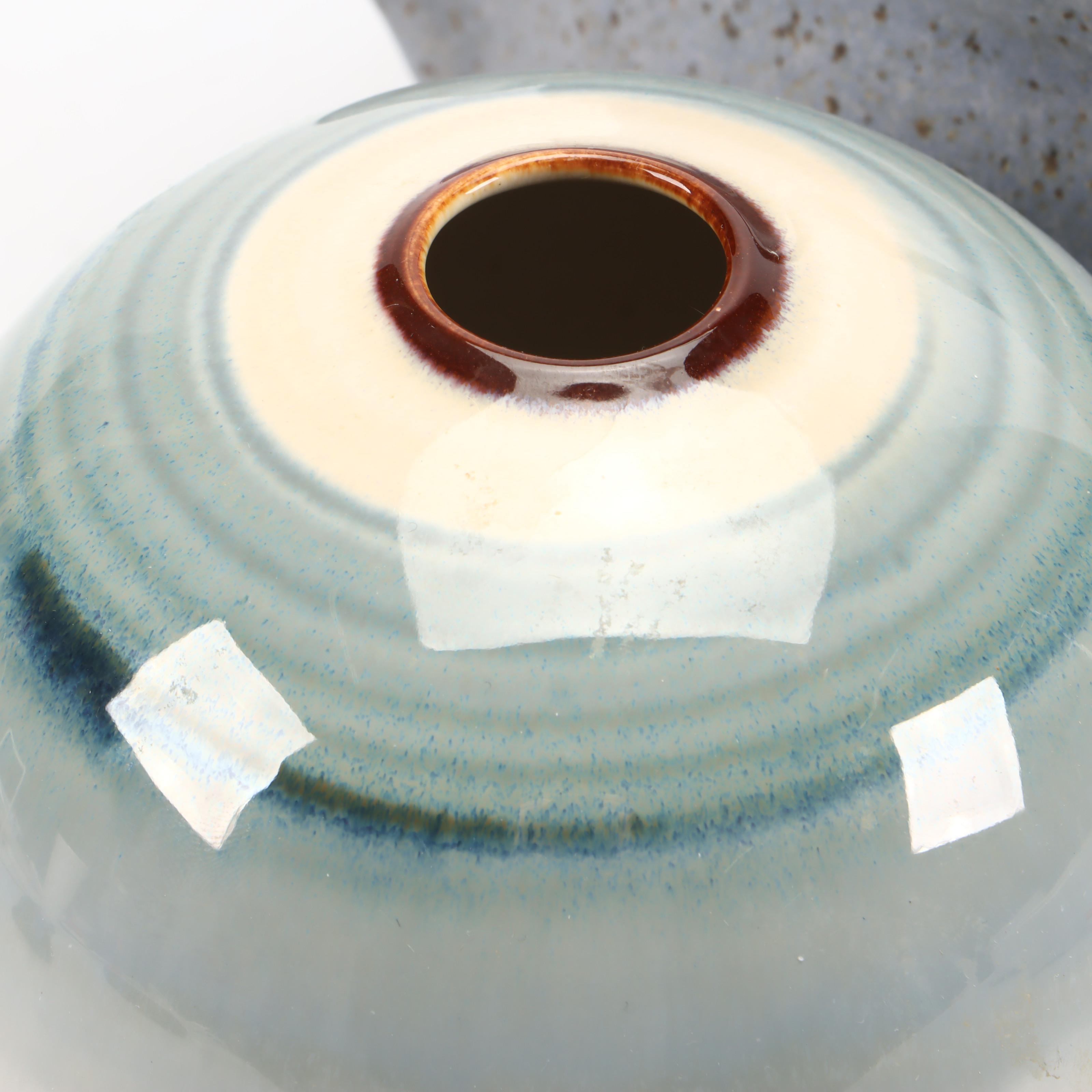 Pittis Ceramic Lidded Bowl with William Bill Pitney Glazed Ceramic Vase and More