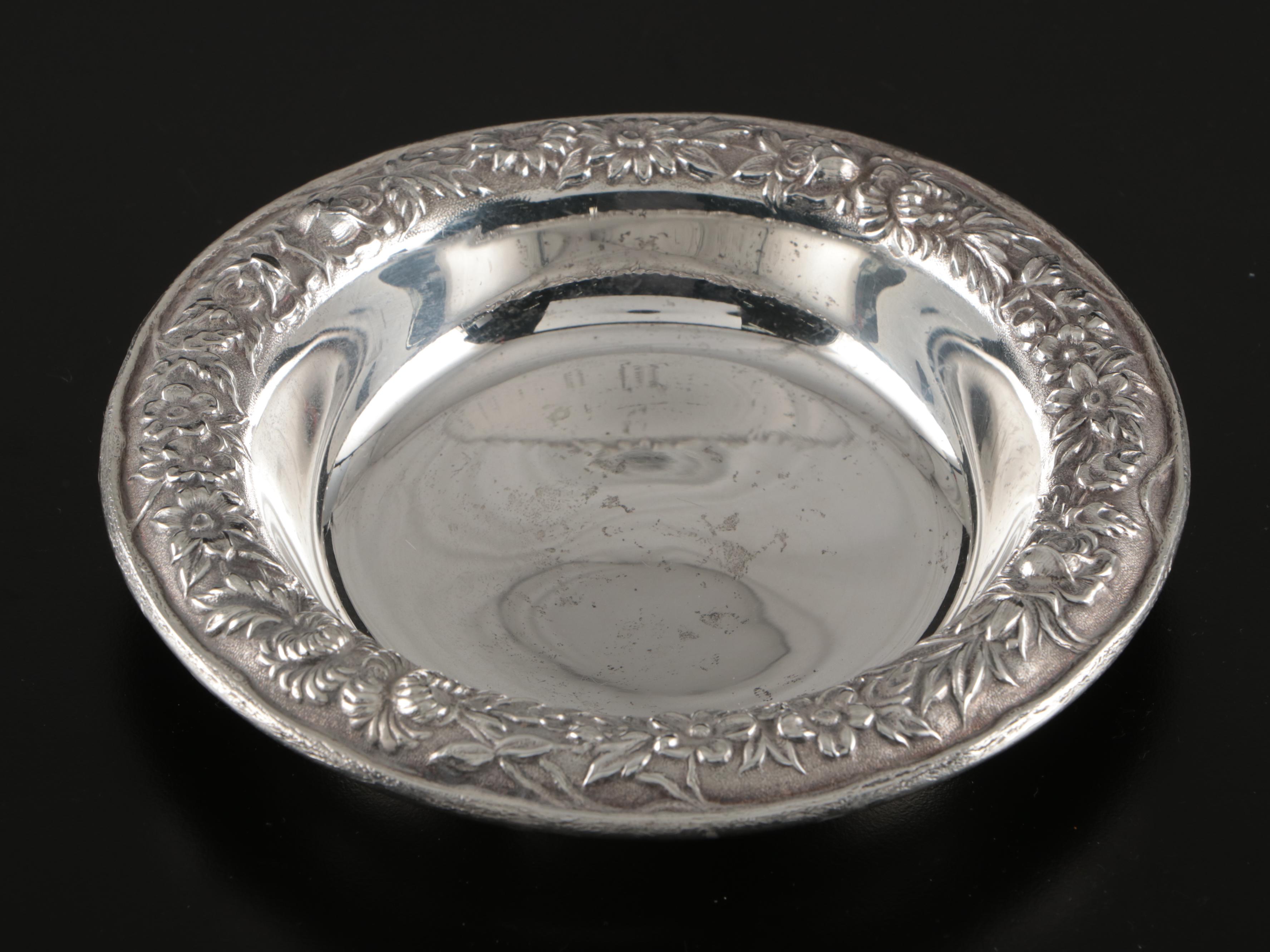 S. Kirk & Son Sterling Silver Dish with R. Blackinton Co. and Other Utensils
