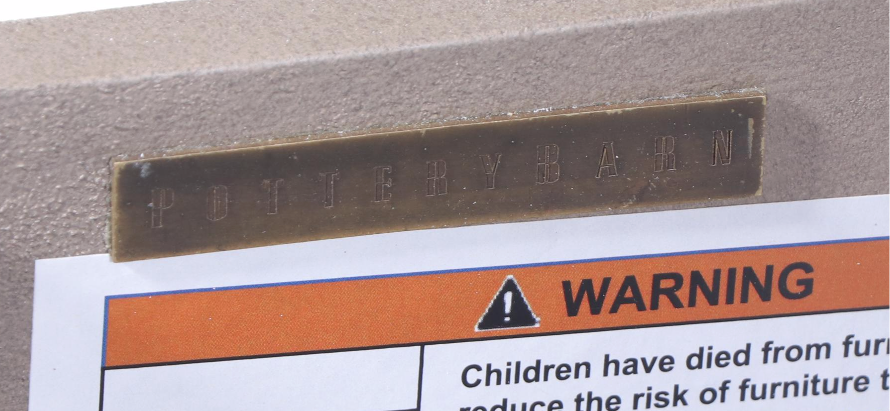 Pottery Barn "Alexandra" Marble Top Wood Console Table