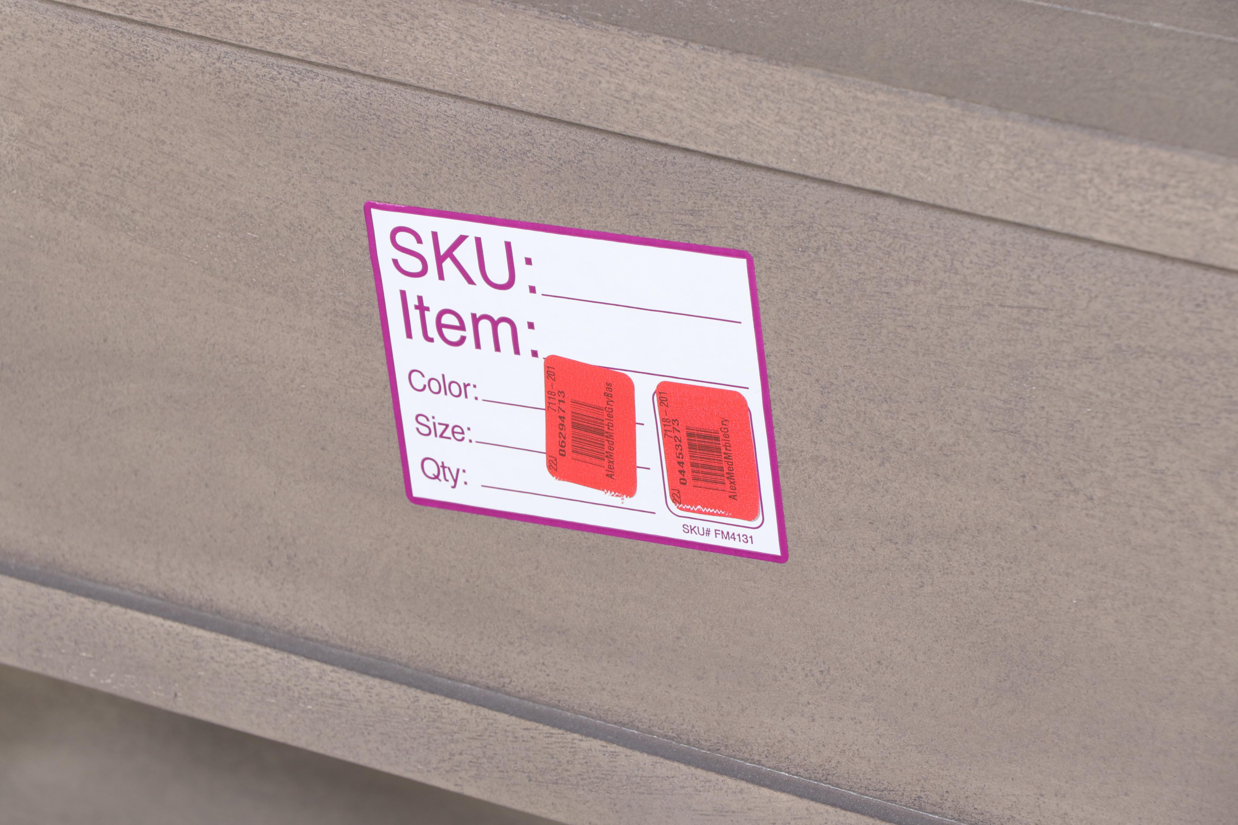 Pottery Barn "Alexandra" Marble Top Wood Console Table