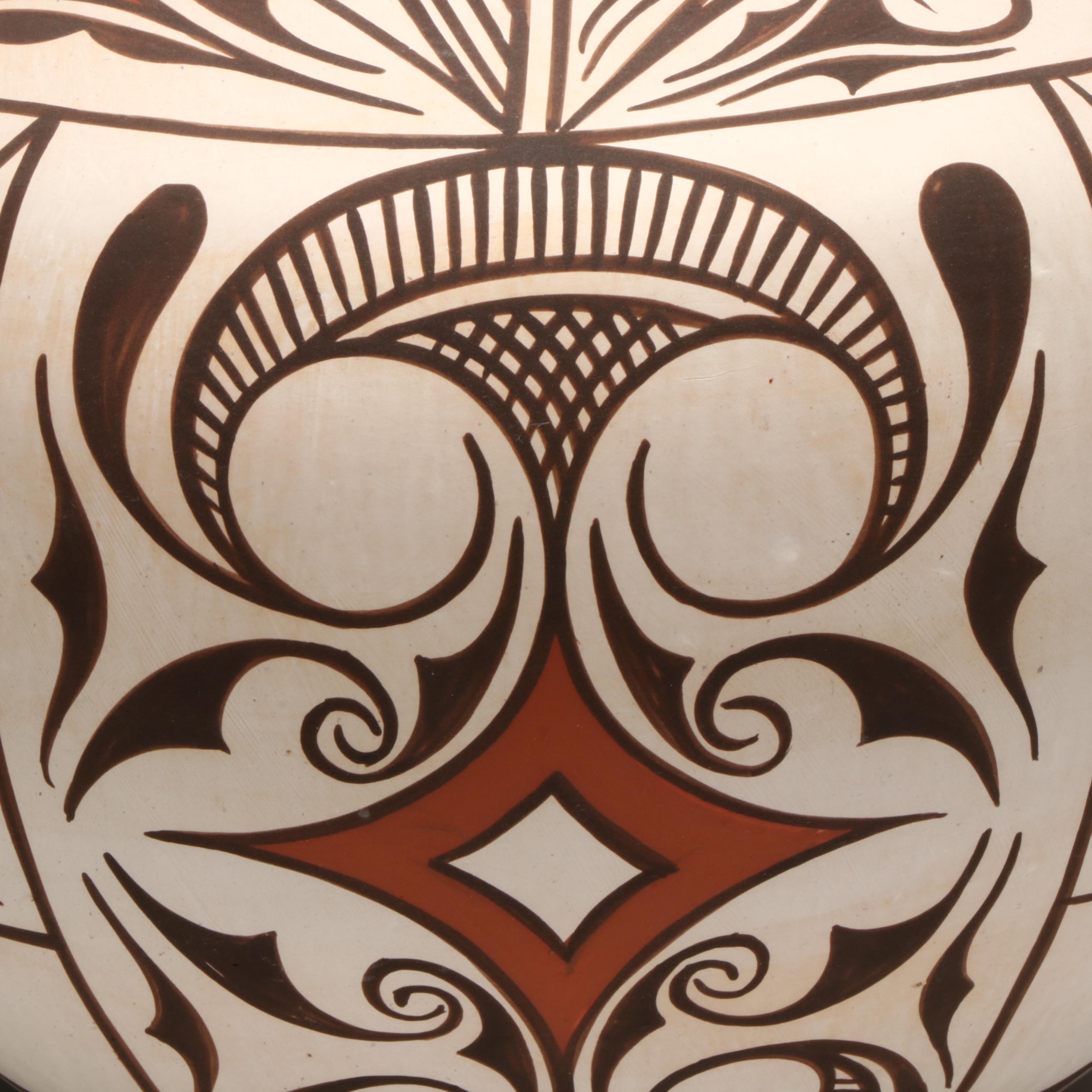 Anderson Peynetsa Zuni Polychrome Olla Pot