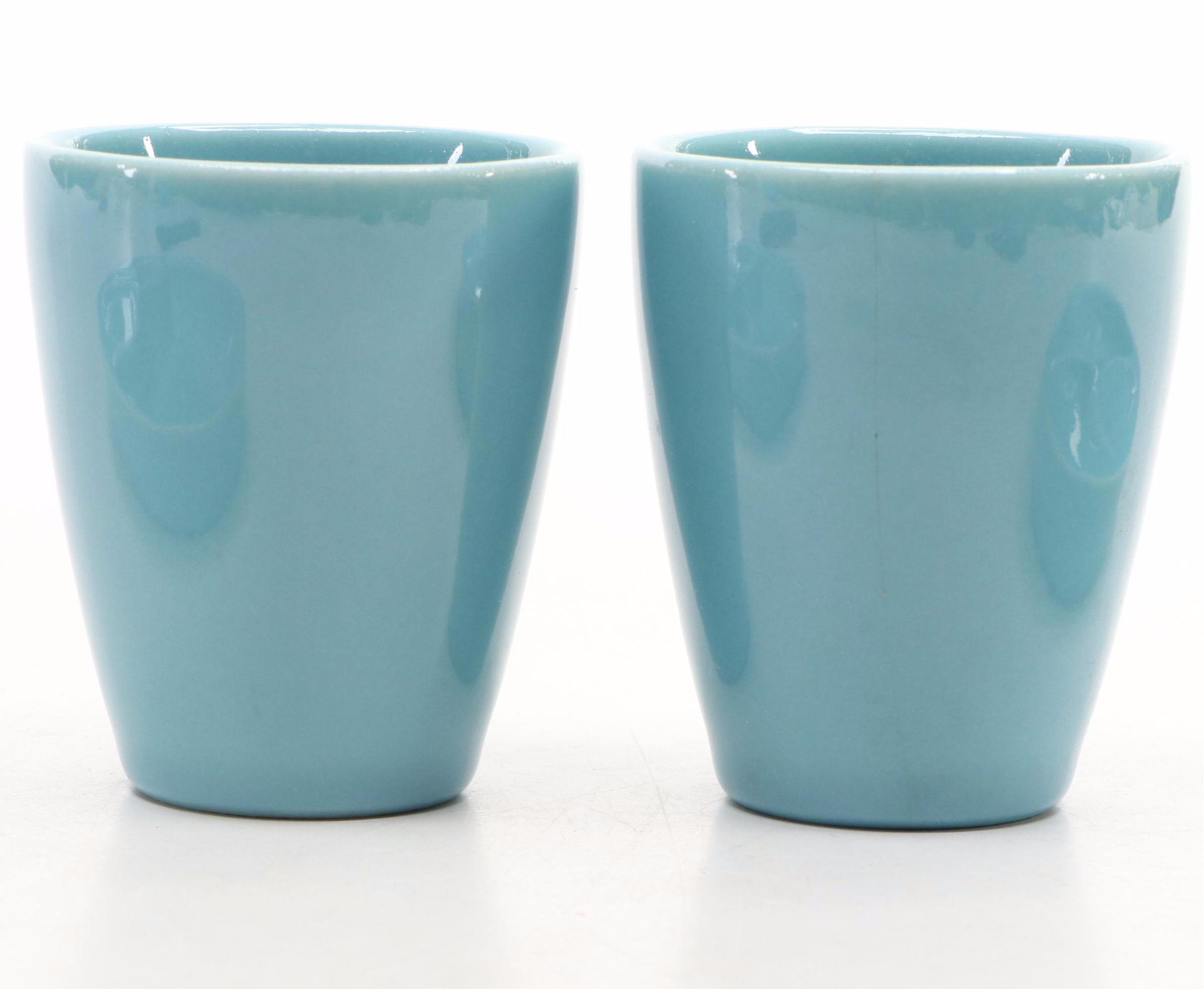 Rookwood Pottery Blue de Roi Jewel Porcelain Buffetier Sets, 1951