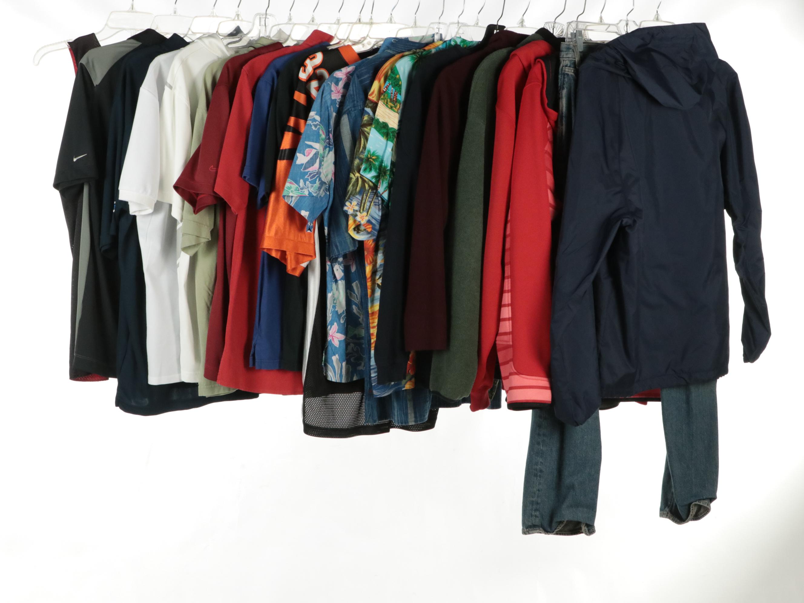 Ralph Lauren Polo Jeans Co. Hayden Jeans with Men's Shirts and Jackets