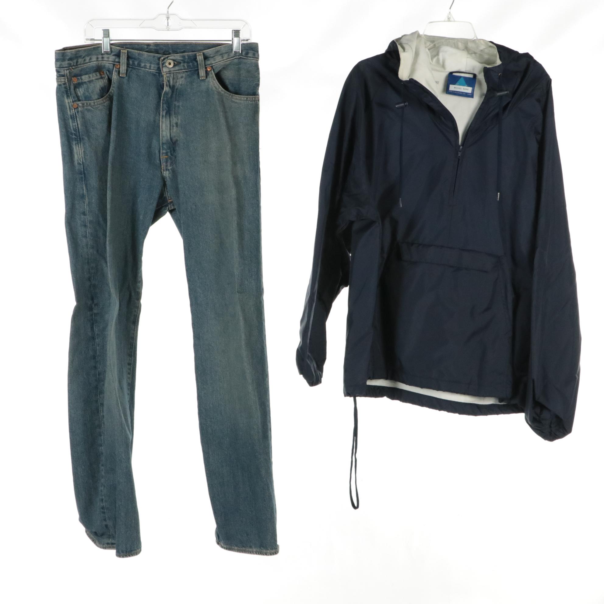 Ralph Lauren Polo Jeans Co. Hayden Jeans with Men's Shirts and Jackets