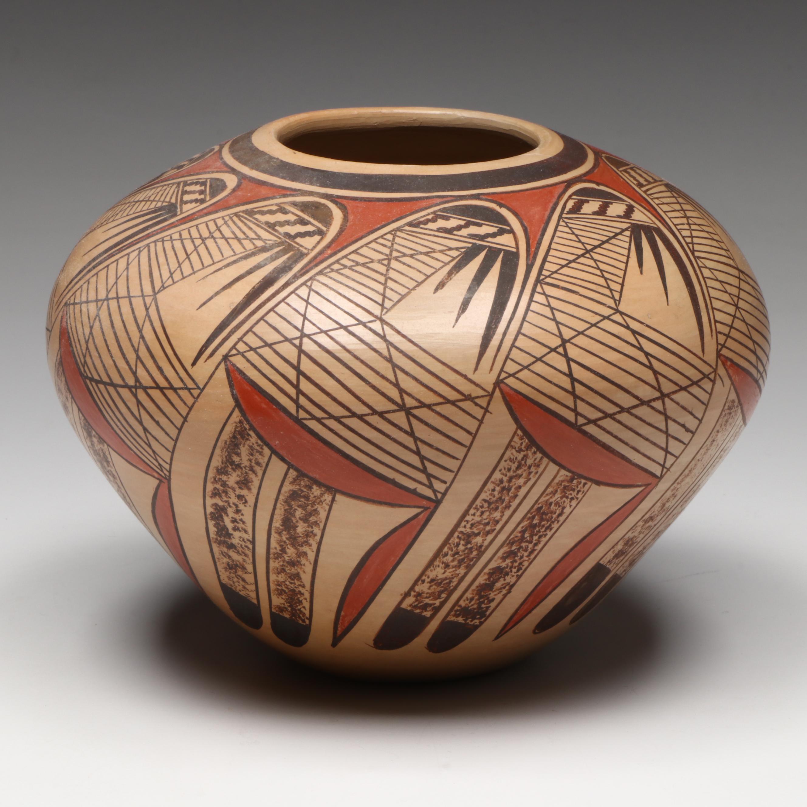 Adelle Nampeyo Hopi Pueblo Polychrome Vessel