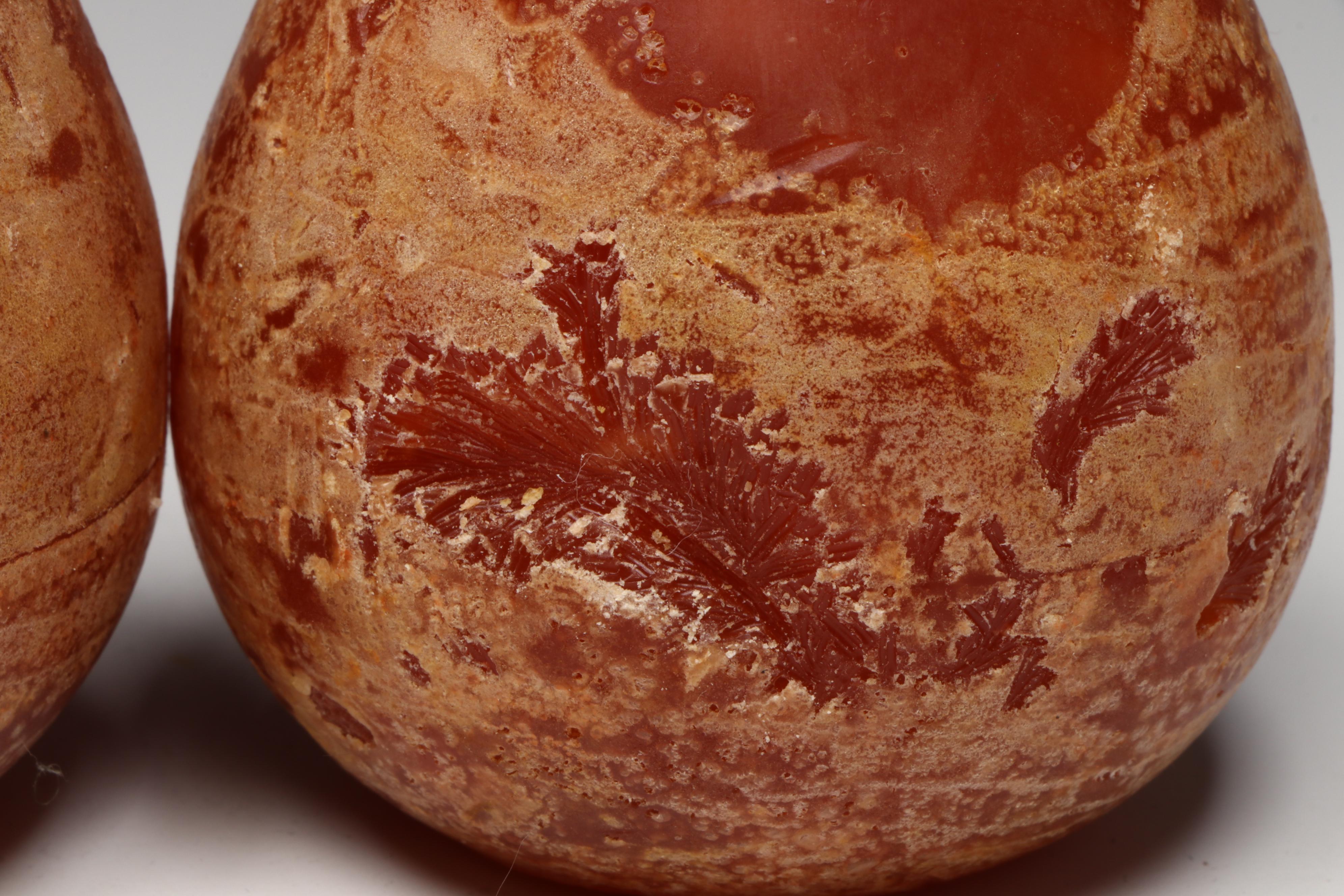 Pottery Barn Footed Hurricane Candle Holders with Candles