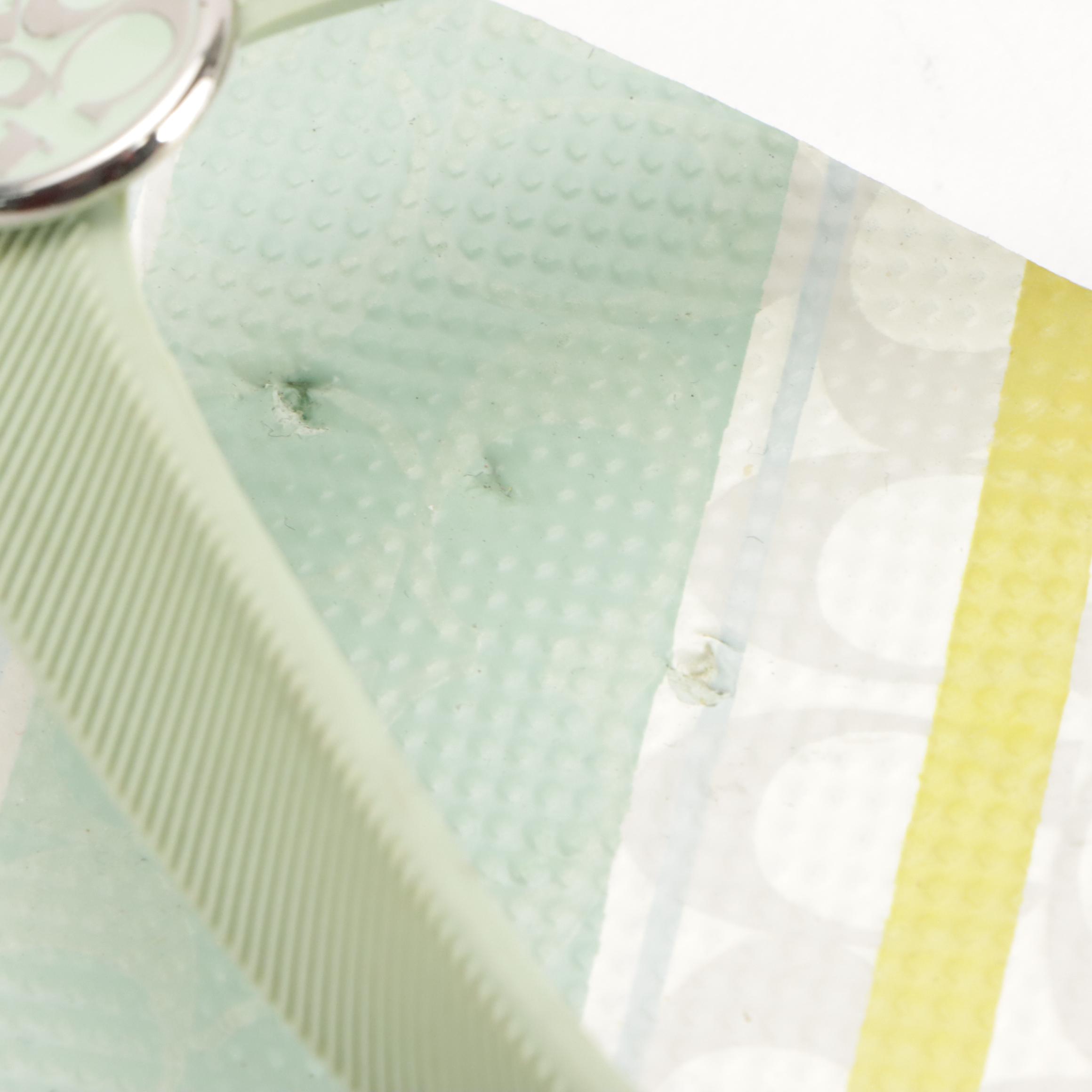 Tory Burch Monroe Leather Thongs with Boxes, Coach Logo Rubber Flip-Flops