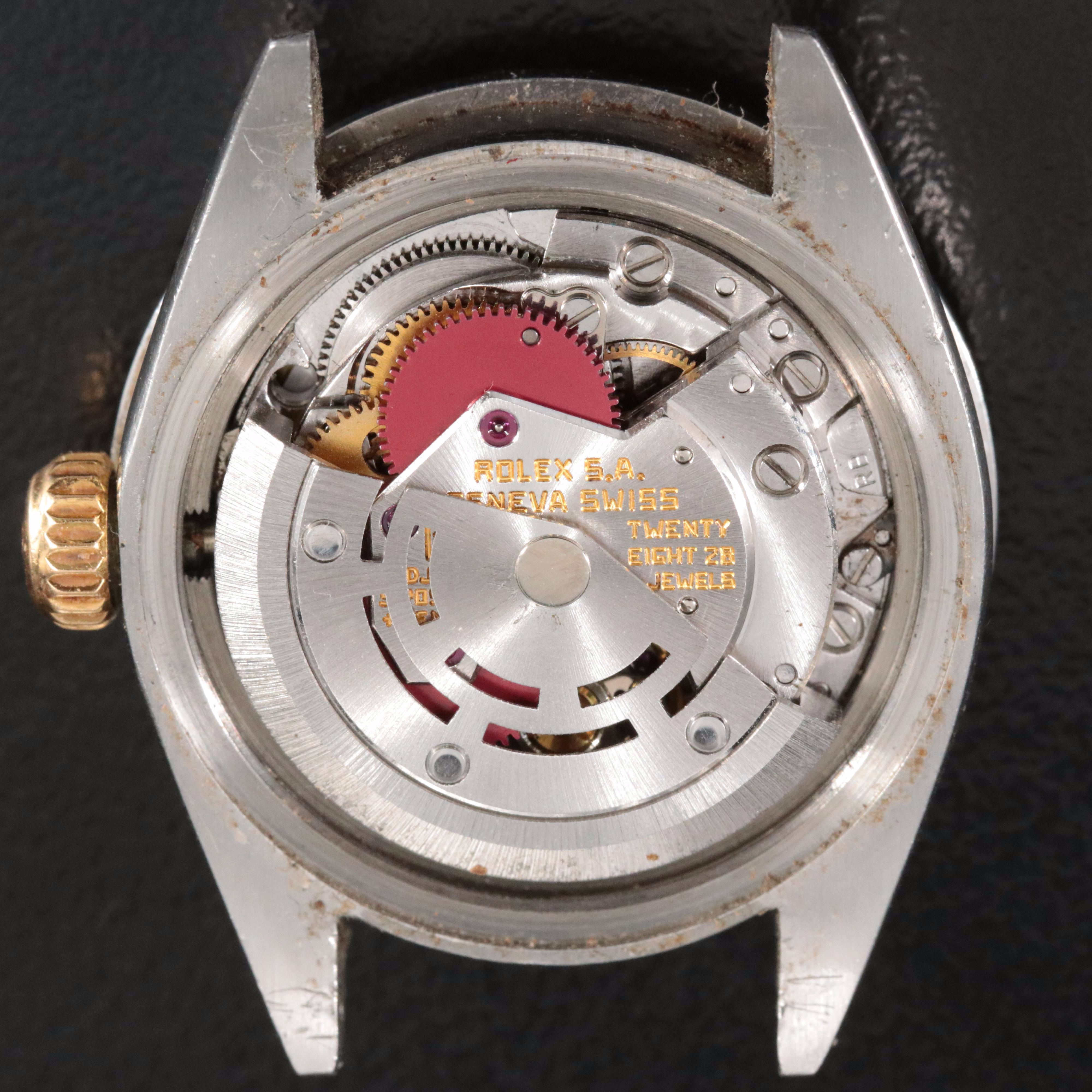 1979 Rolex Custom Diamond Mother-of-Pearl Dial and Bezel Datejust Watch