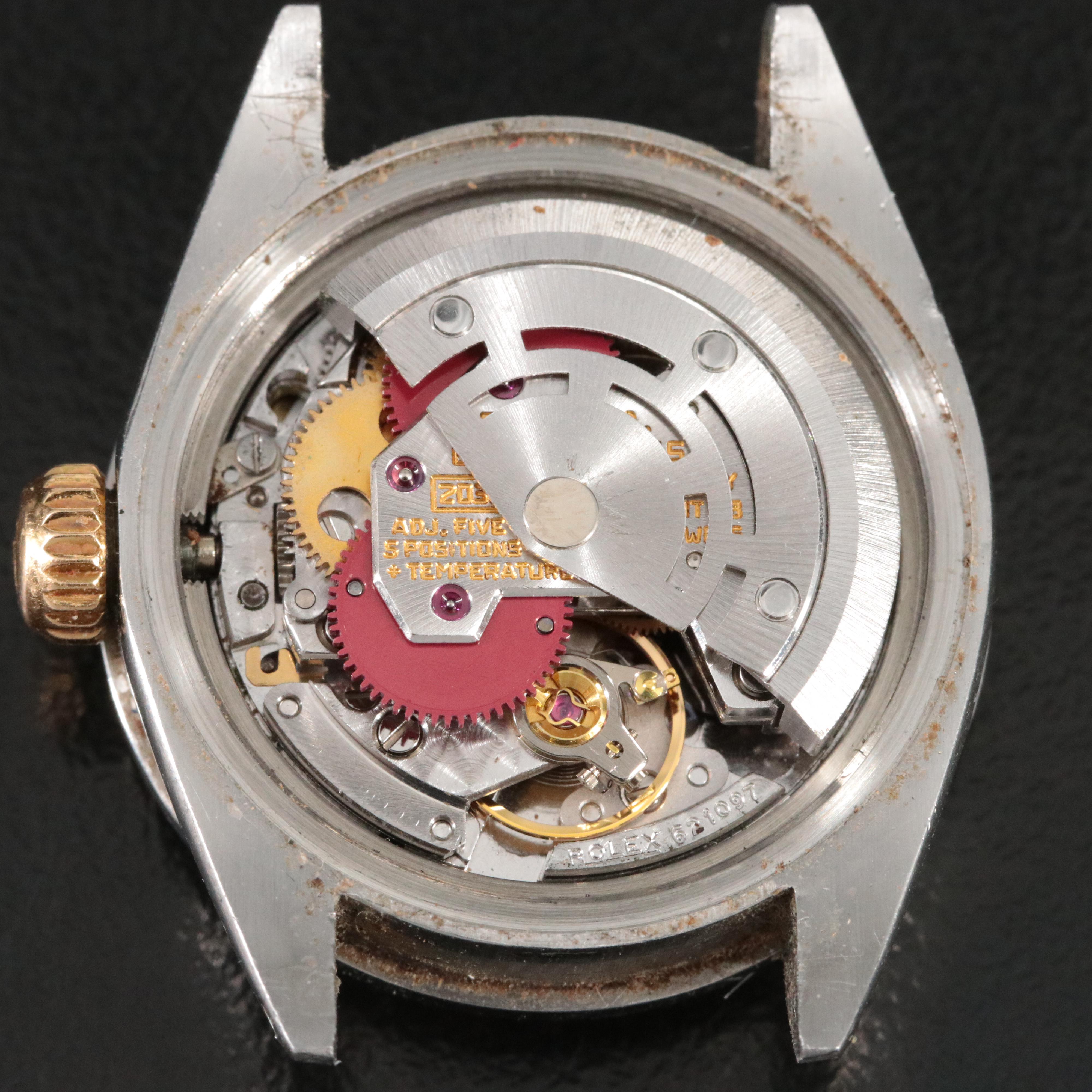 1979 Rolex Custom Diamond Mother-of-Pearl Dial and Bezel Datejust Watch