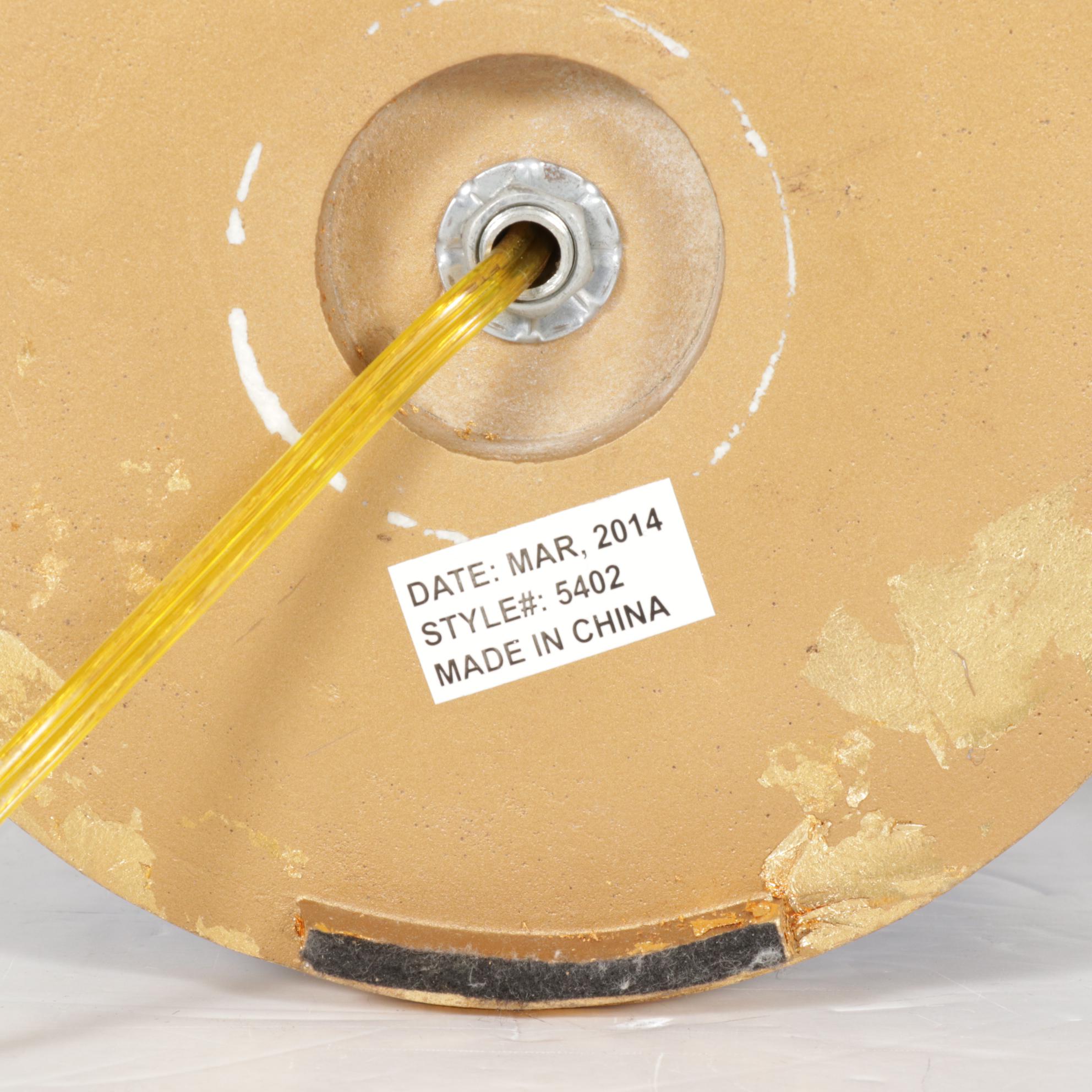 Blue and White Ceramic Ginger Jar Form Table Lamps, Pair